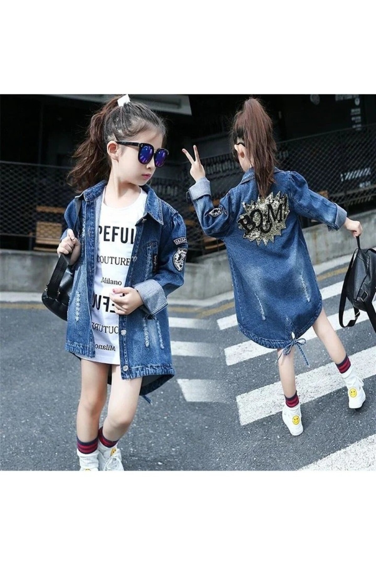 KOKOŞ BEBEK Boom Trench Kot Ceket - 2/12 Yaş fotoğrafı 6 (önizleme)