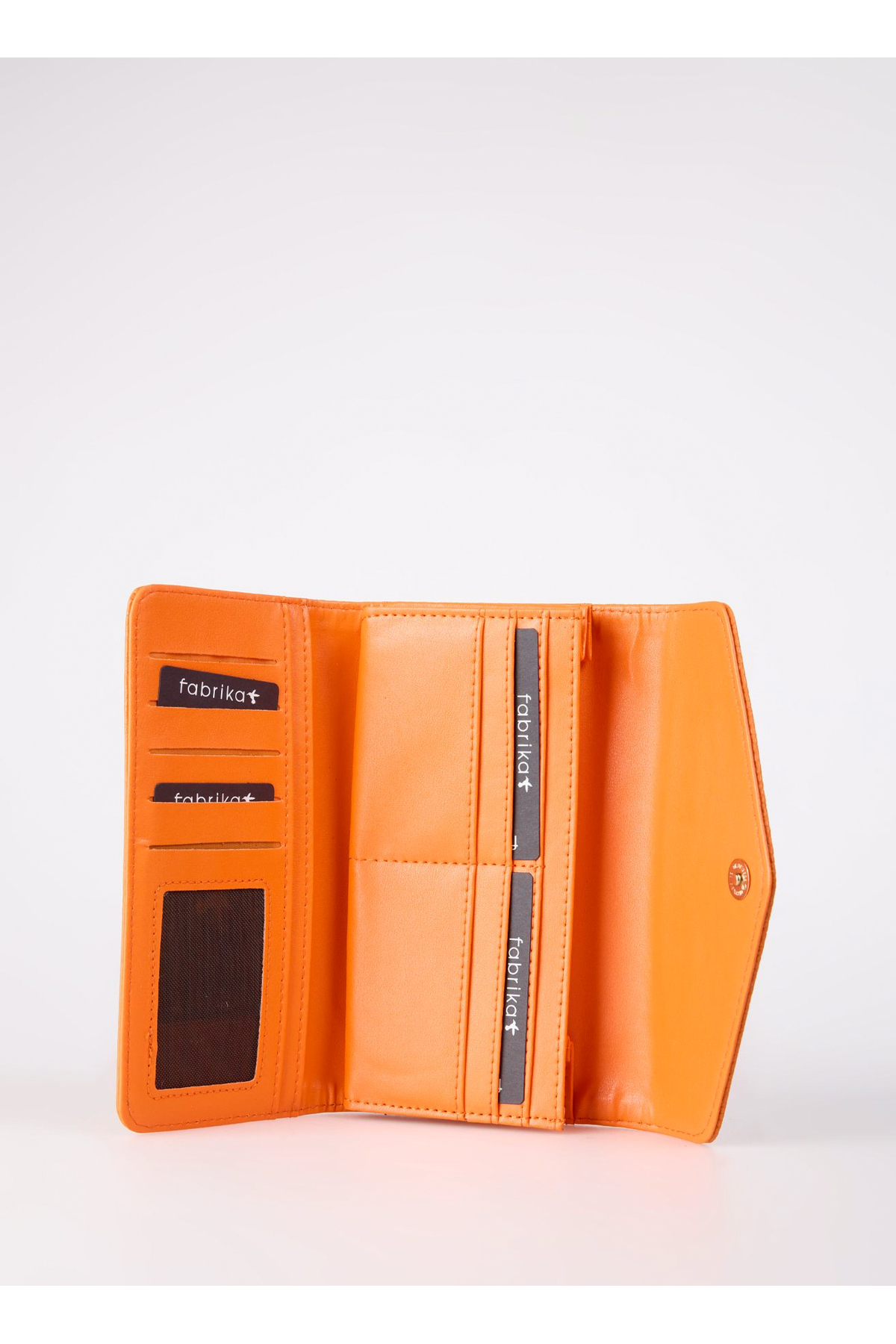 Fabrika Turuncu Kadın 8x12x2 cm Deri Cüzdan FRKBYN 511 TRC ROLEKS görsel 4