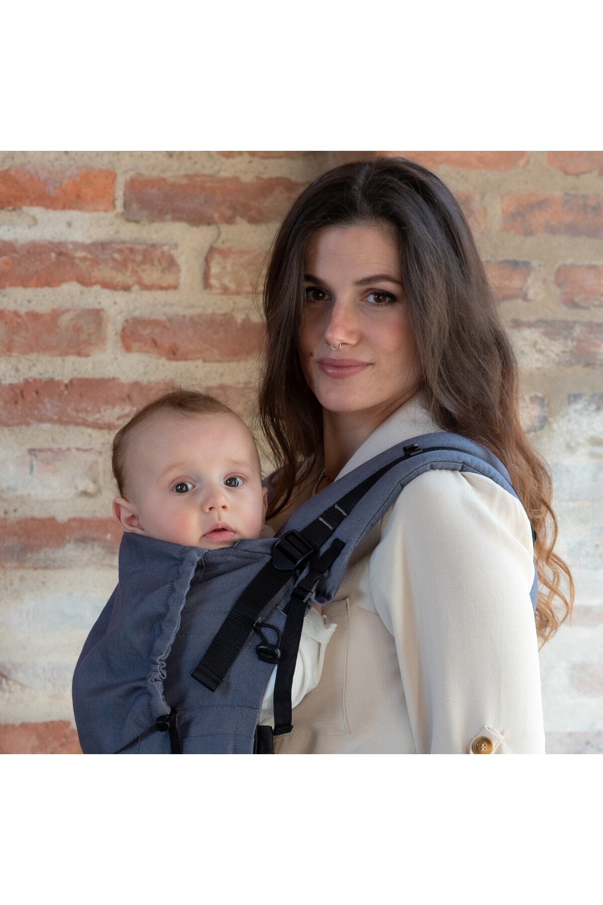 Huggyberry Softy Baby Carrier -antrasit fotoğrafı 4 (önizleme)