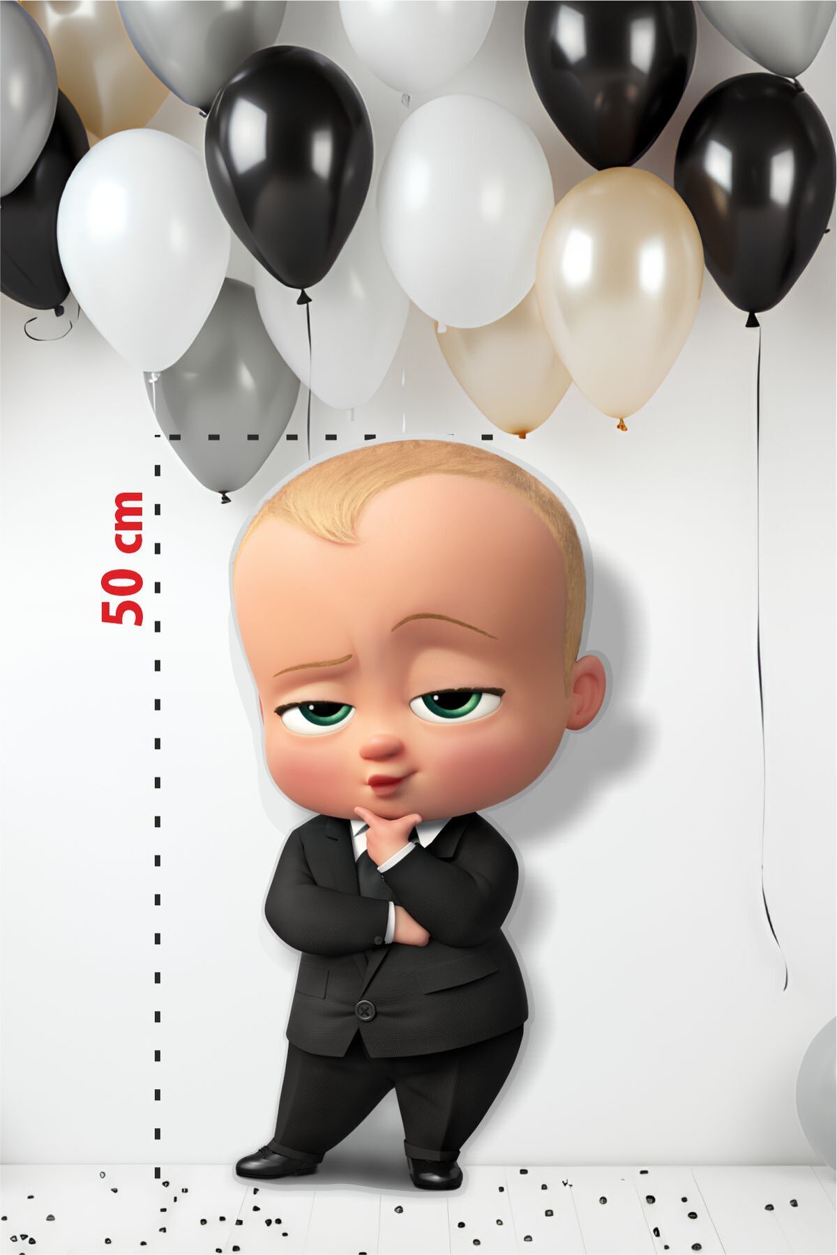 neşeli günlerim Patron Bebek Ayaklı Dekor Pano 50 cm