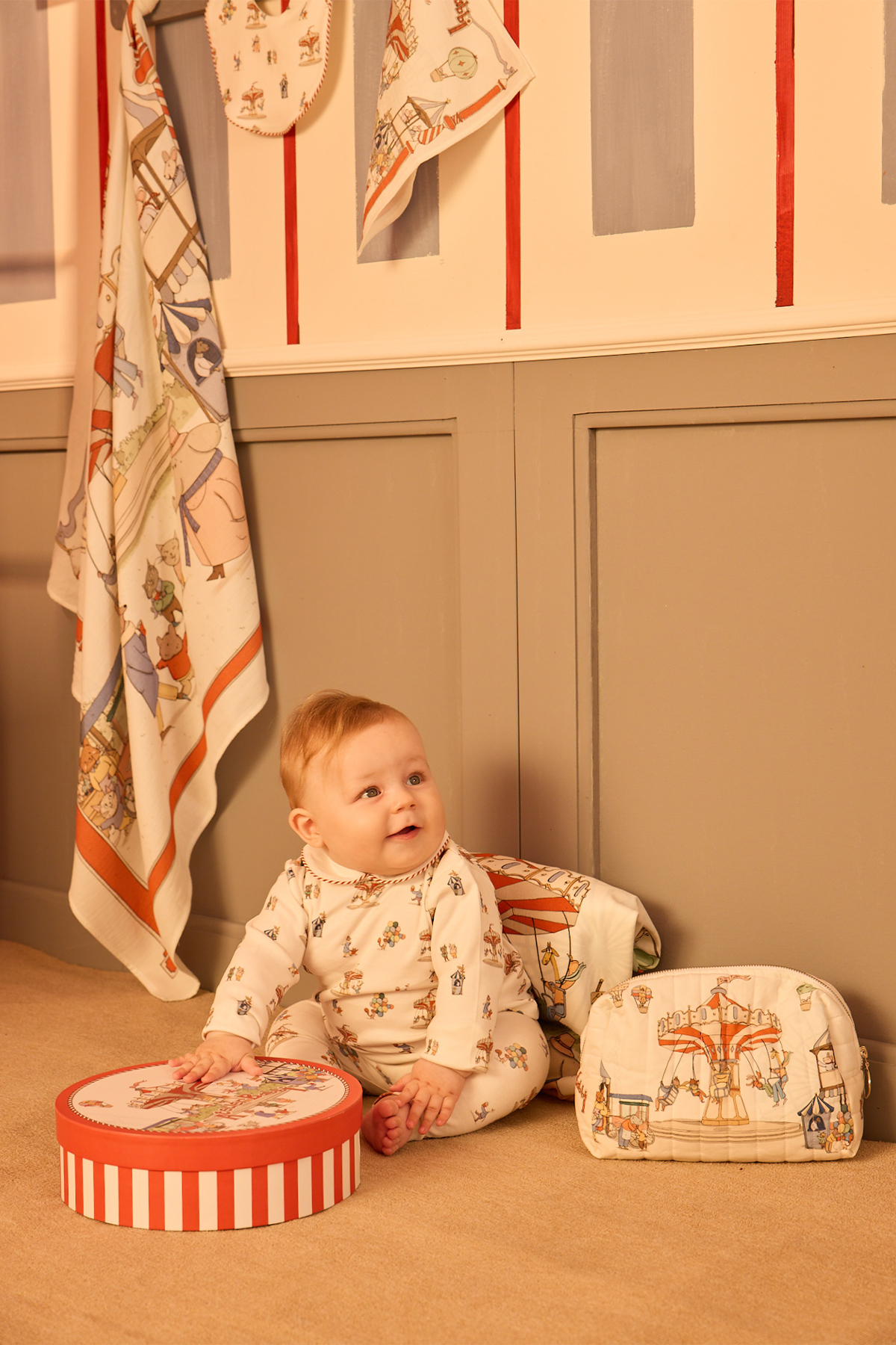 Atelier Babbi %100 Pamuk 3'Lü Body & Pantolon & T-Shirt Seti - Funfair fotoğrafı 3 (önizleme)