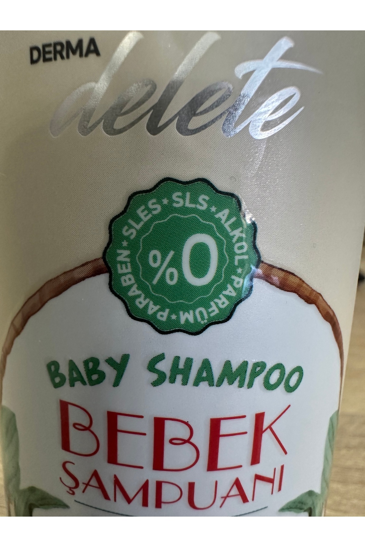 Egş DERMA delete BEBEK ŞAMPUANI SAÇ ve VÜCUT DOĞAL ŞAMPUAN 400ml %0 sls sles alkol parfüm paraben yok fotoğrafı 2 (önizleme)