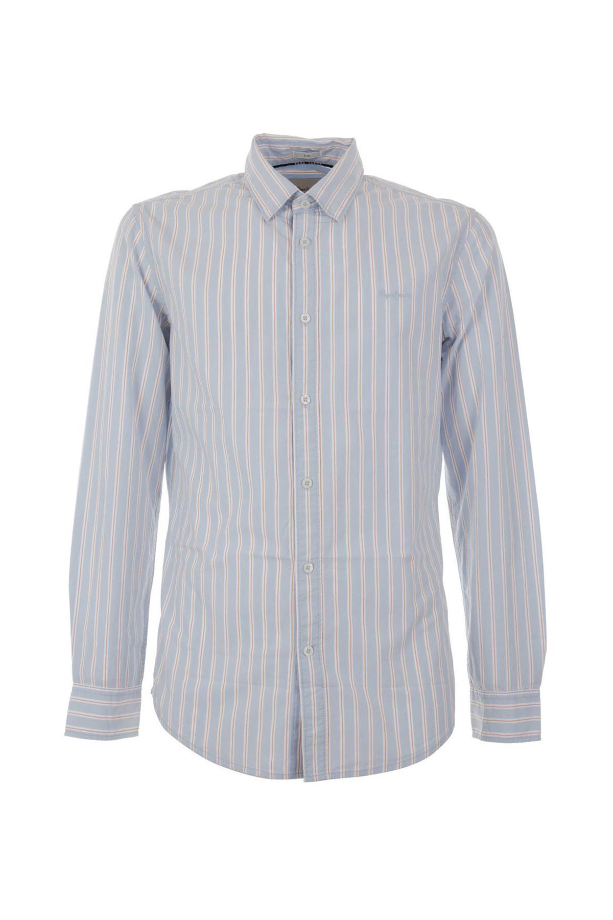 پیراهن مردانه آبی ساده مدل PM308561-553 MARIUS پپه جینز پیراهن Pepe Jeans