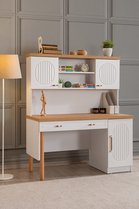 Setay Bilgisayar Masası, Vita Bohem Çalışma Masası, Ahşap Ayaklı