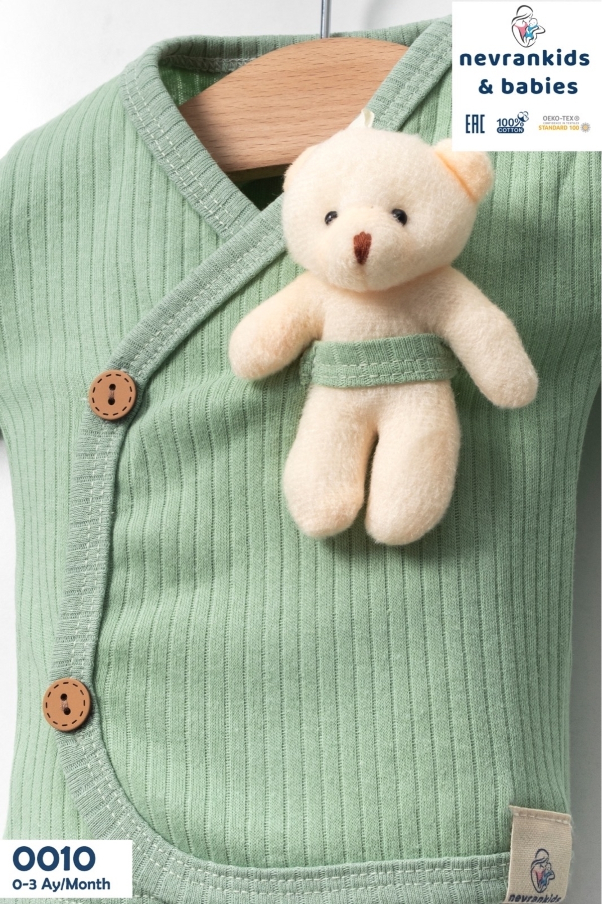 nevrankids Hastane Çıkışı 5'li Set (AYICIK HEDİYELİDİR) Yeşil fotoğrafı 2 (önizleme)