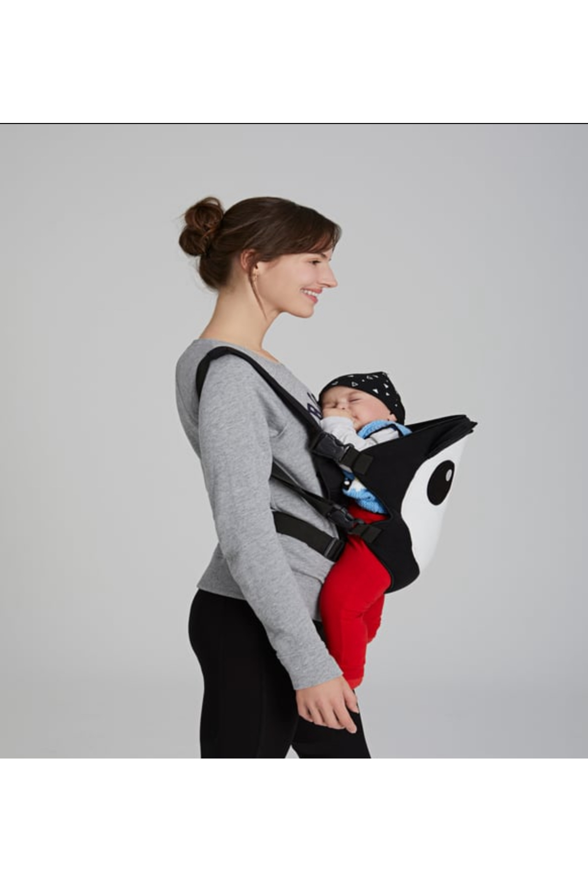 Genel Markalar KİDS Panda figürlü bebek kanguru fotoğrafı 3 (önizleme)