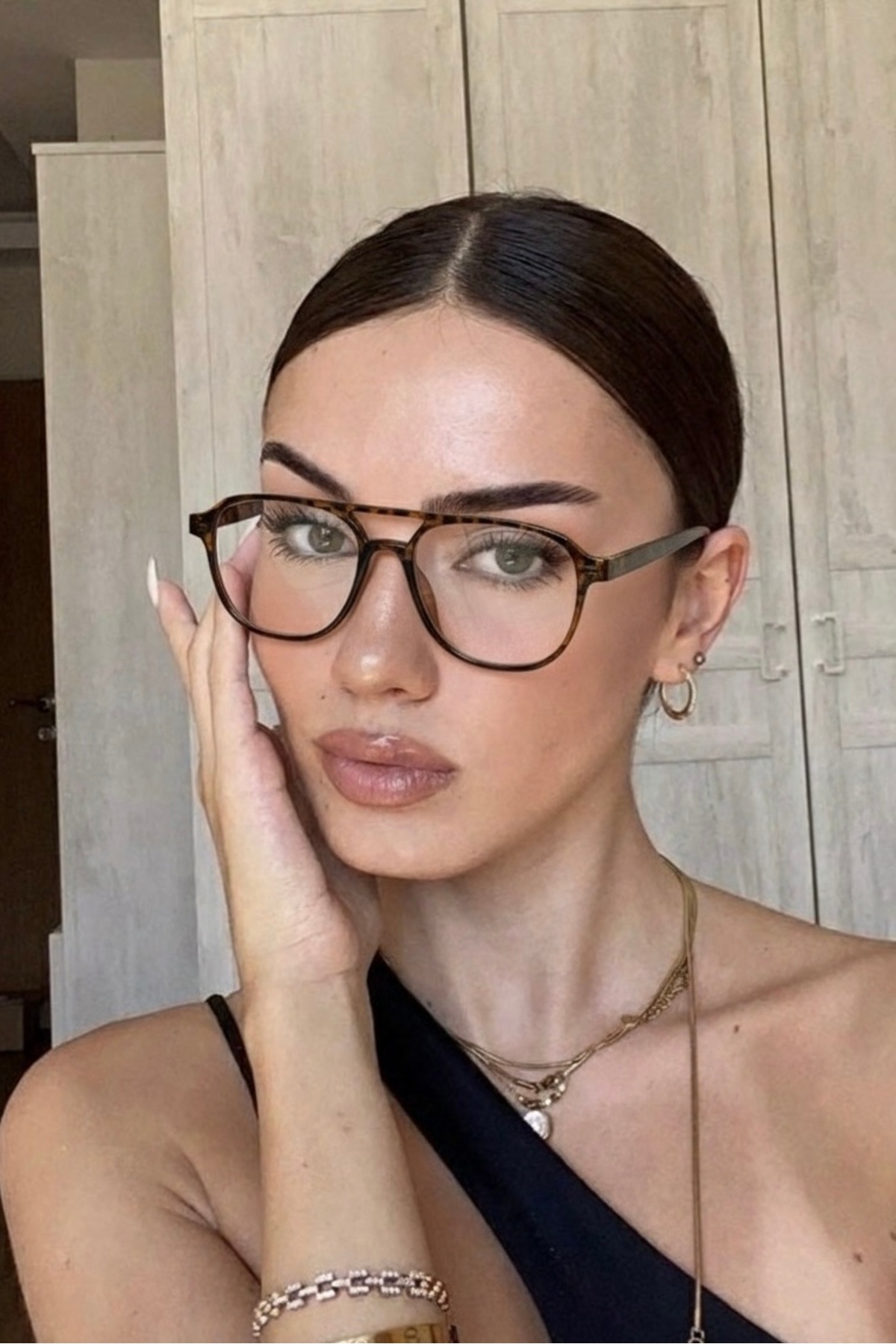 REN EYEWEAR REN Aristo Mavi Işık Koruma Özellikli Unisex Kare Çerçeveli Gözlük Popüler Şeffaf Ekran Gözlüğü