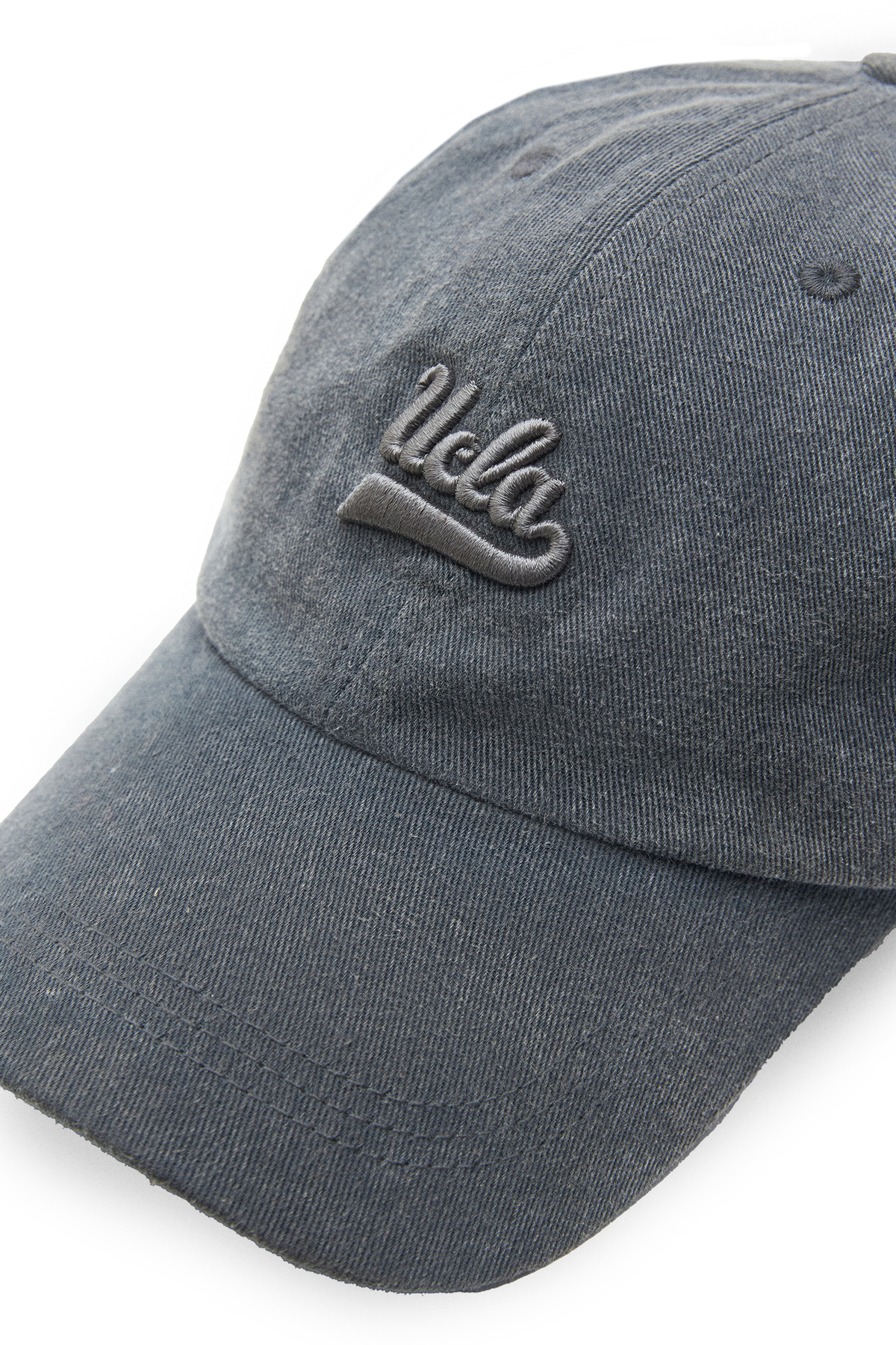 UCLA FORTUNO Gri Baseball Cap Nakışlı Unisex Şapka görsel 4