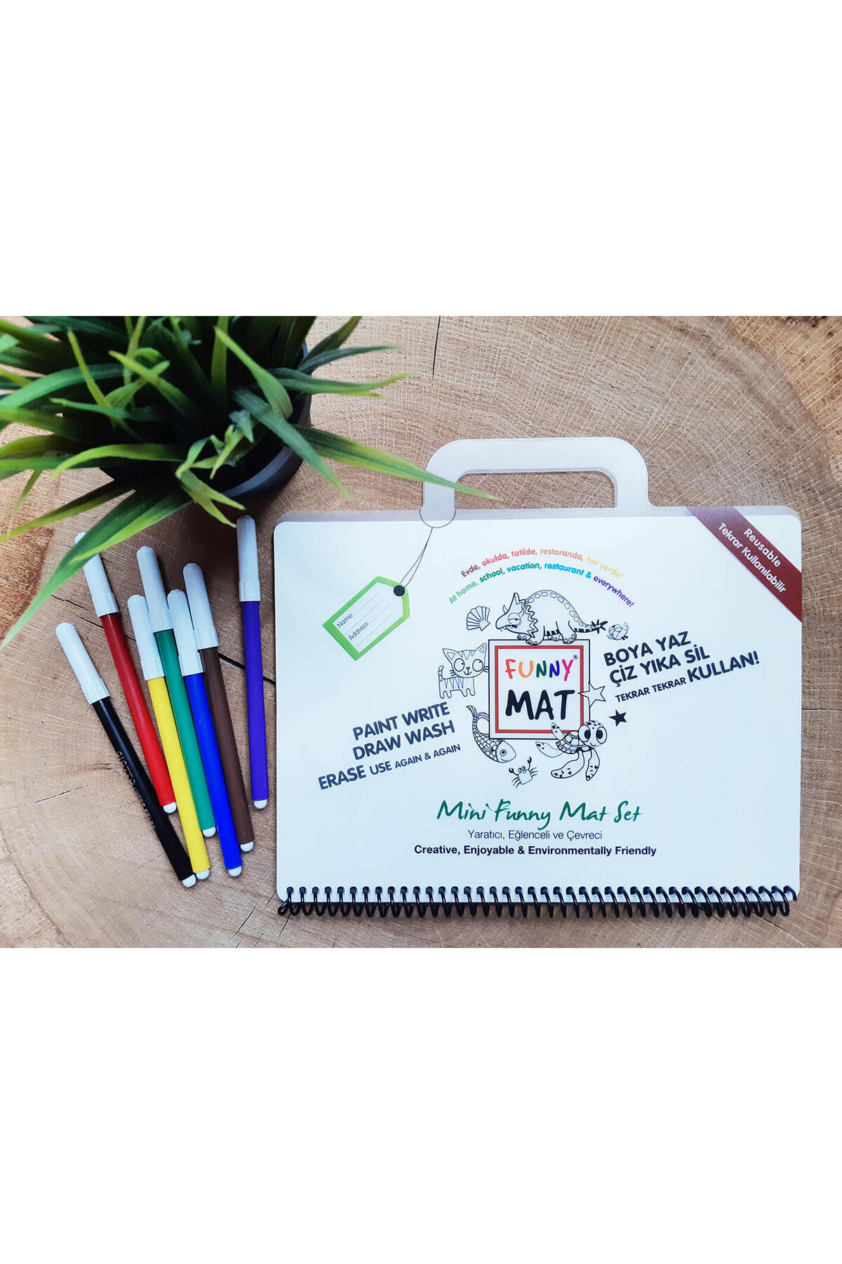 Akademi Çocuk - Funny Mat Akademi Çocuk Funny Mat Mini Set - Travel Set 16x21cm fotoğrafı 3 (önizleme)