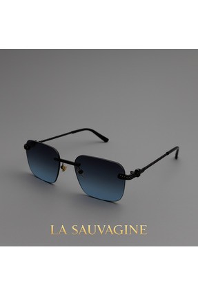 La sauvagine Sky Fade Unisex Cam Çerçevesiz Güneş Gözlüğü