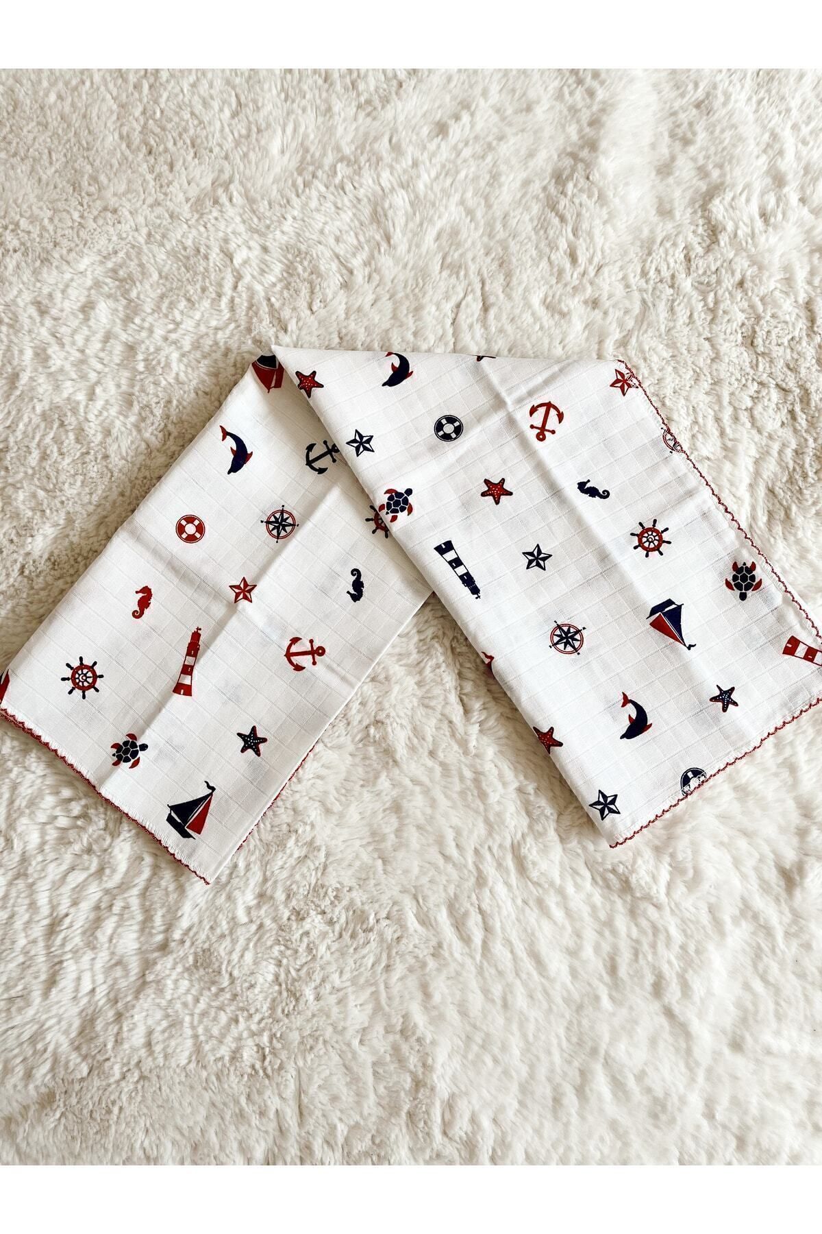 Cloudy Çok Amaçlı Müslin 04-denizci 80*90 Cm Bebek & Çocuk & Yeni Doğan Müslin Battaniye, Müslin fotoğrafı 5 (önizleme)