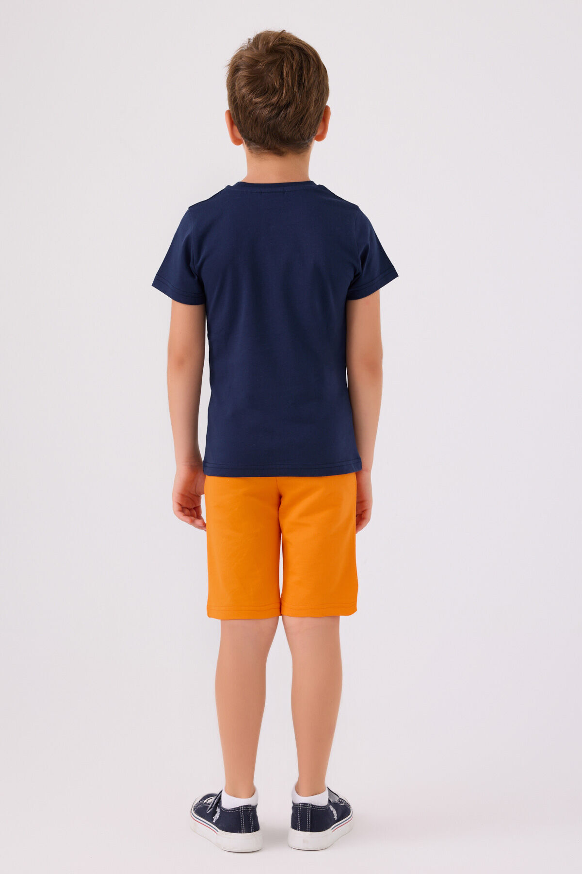 ست بالاتنه و پایین تنه پسرانه راسته فاق نرمال آستین استاندارد | یو اس پولو U.S. Polo Assn. US1390-C - تصویر 5