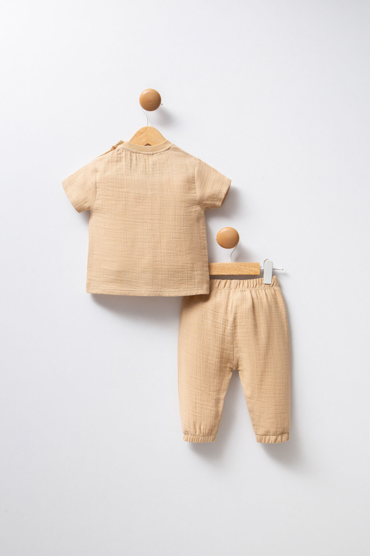 U.S. Polo Assn. U.S. Polo Assn. Erkek Bebek Krem Bebek Takım fotoğrafı 4 (önizleme)