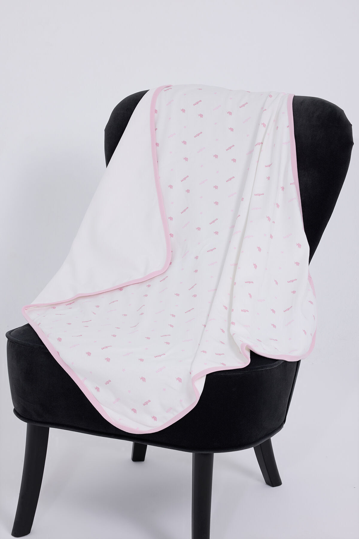 U.S. Polo Assn. U.S. Polo Assn Kız Bebek Beyaz Battaniye fotoğrafı 2 (önizleme)