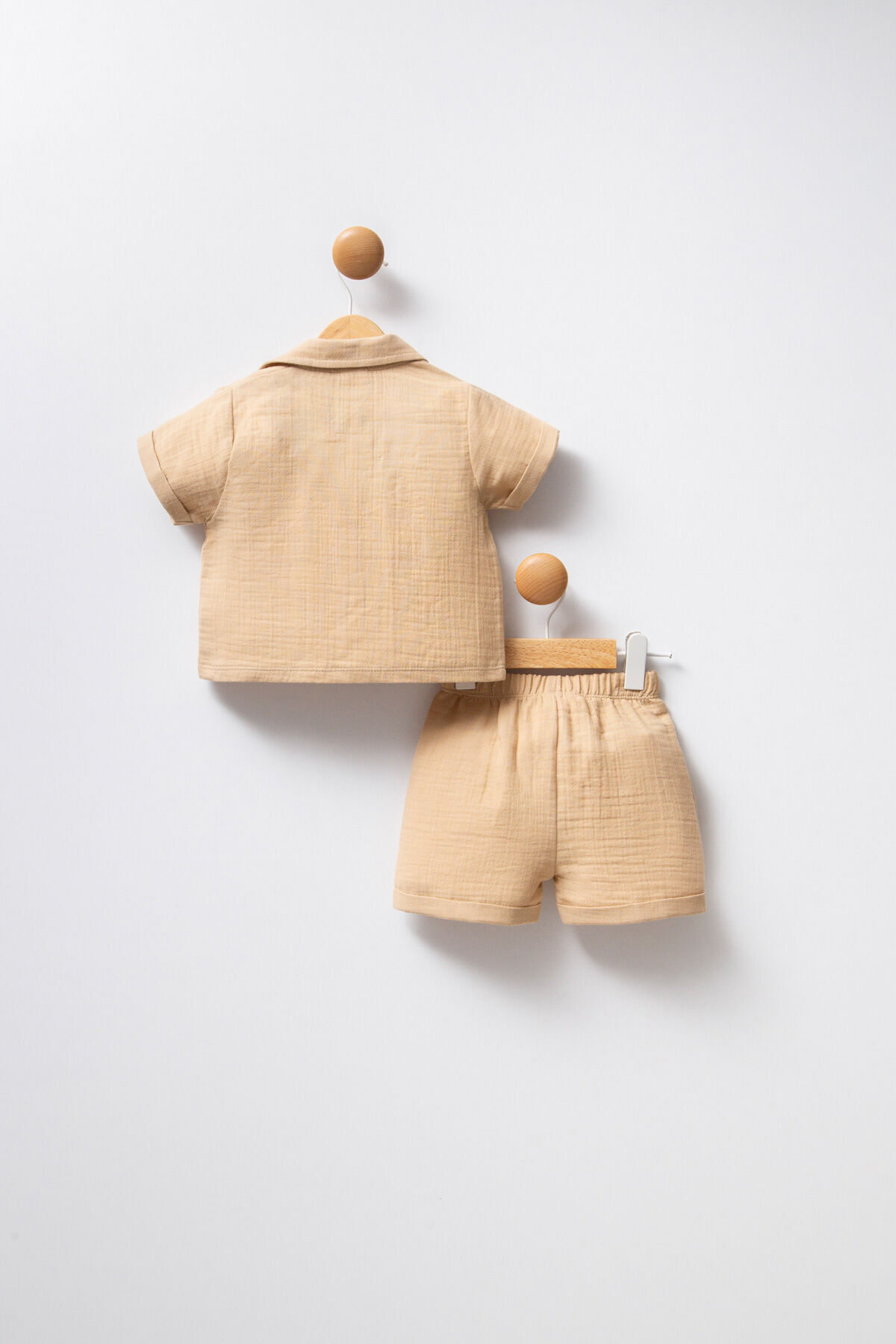 U.S. Polo Assn. U.S. Polo Assn. Erkek Bebek Krem Bebek Takım fotoğrafı 4 (önizleme)