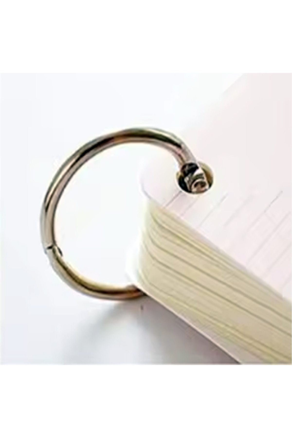 Gesso Notebook Metal Dosya Halkası Paslanmaz Gri 2 adet (20mm çap)