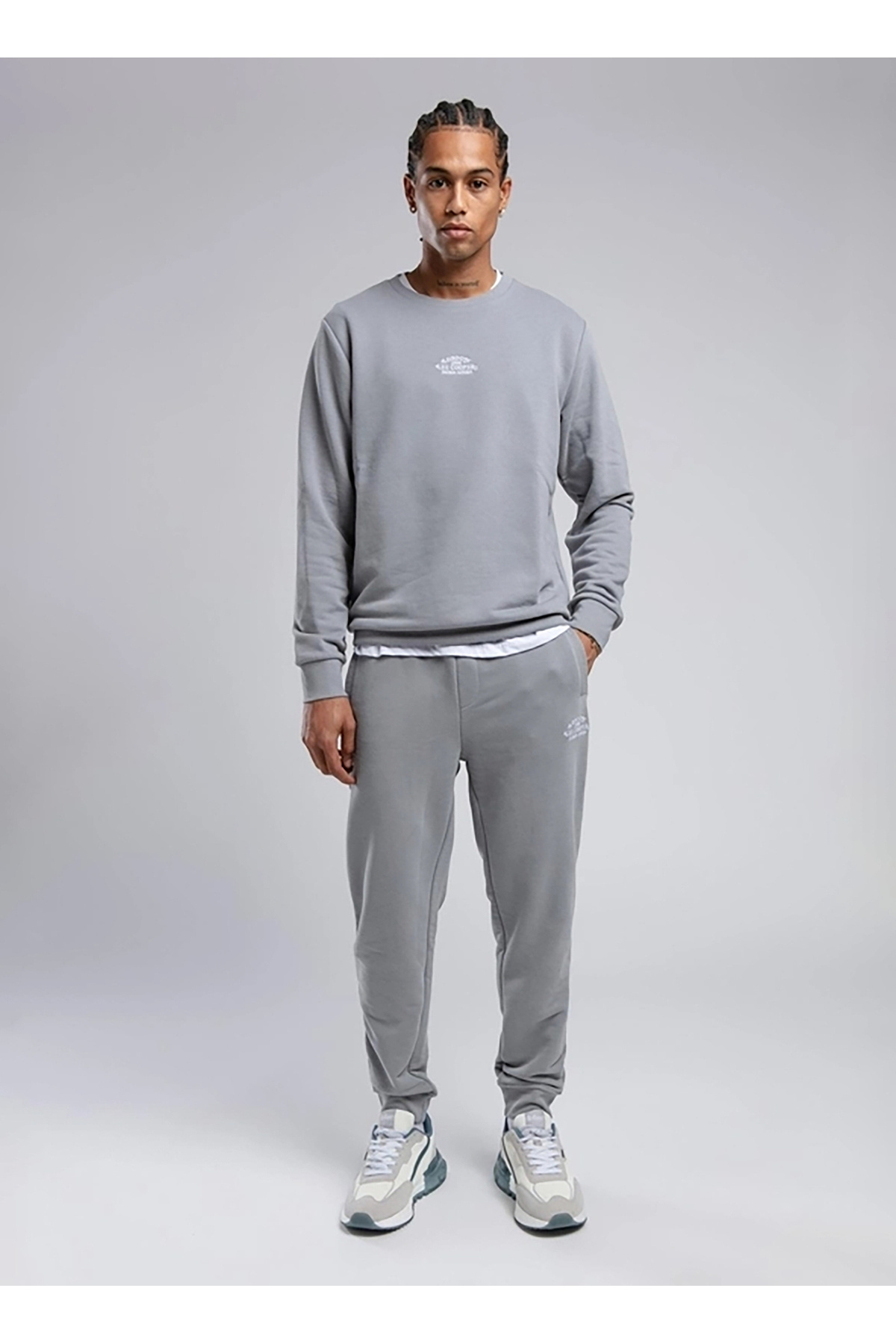 لی کوپر شلوار ورزشی مردانه خاکستری معمولی سایز ۲۵۱ LCM 227004 ULRIEN ICE GREY