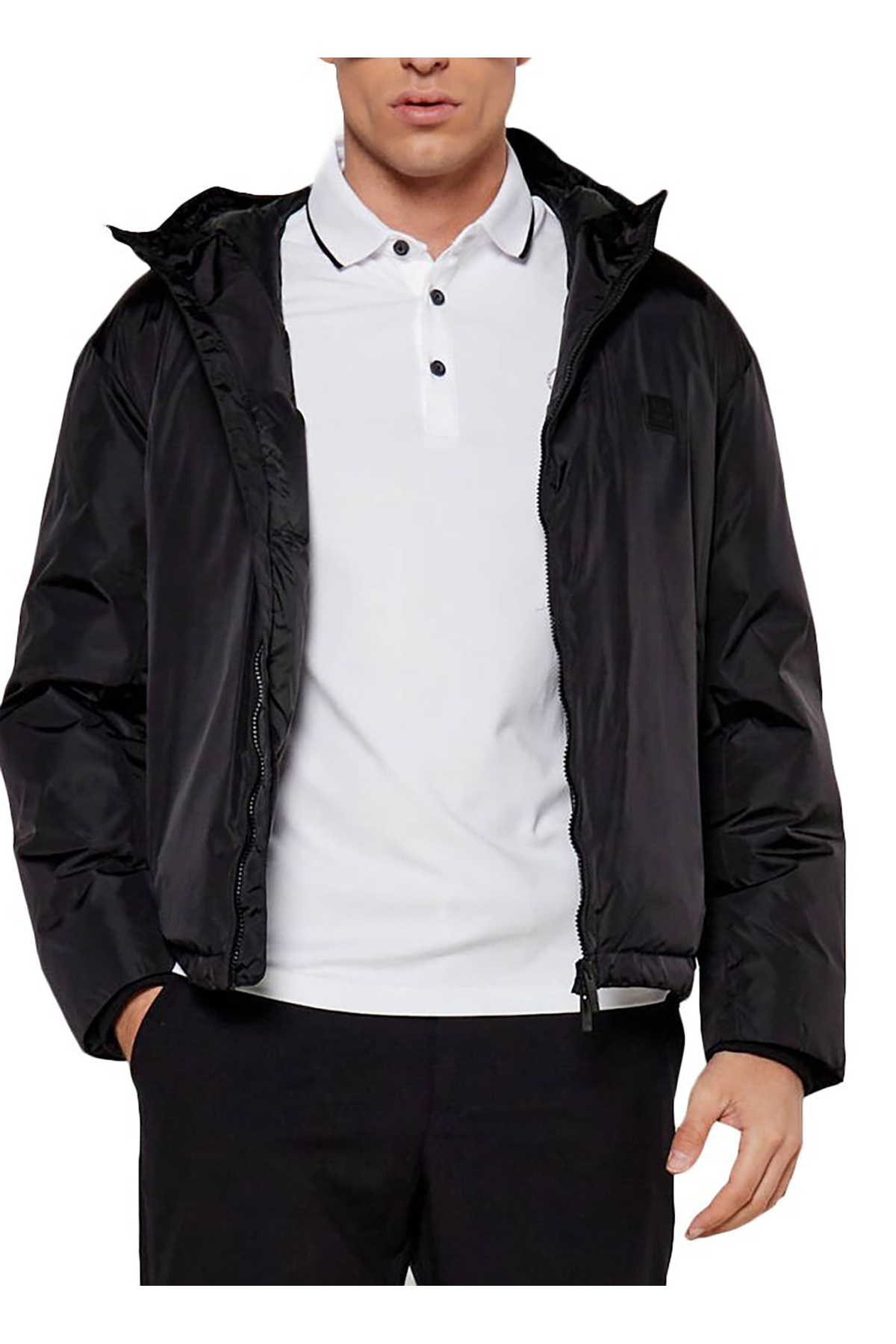 آرمانی اکسچنج کاپشن مردانه مشکی 6DZB13 ZN4XZ 1200