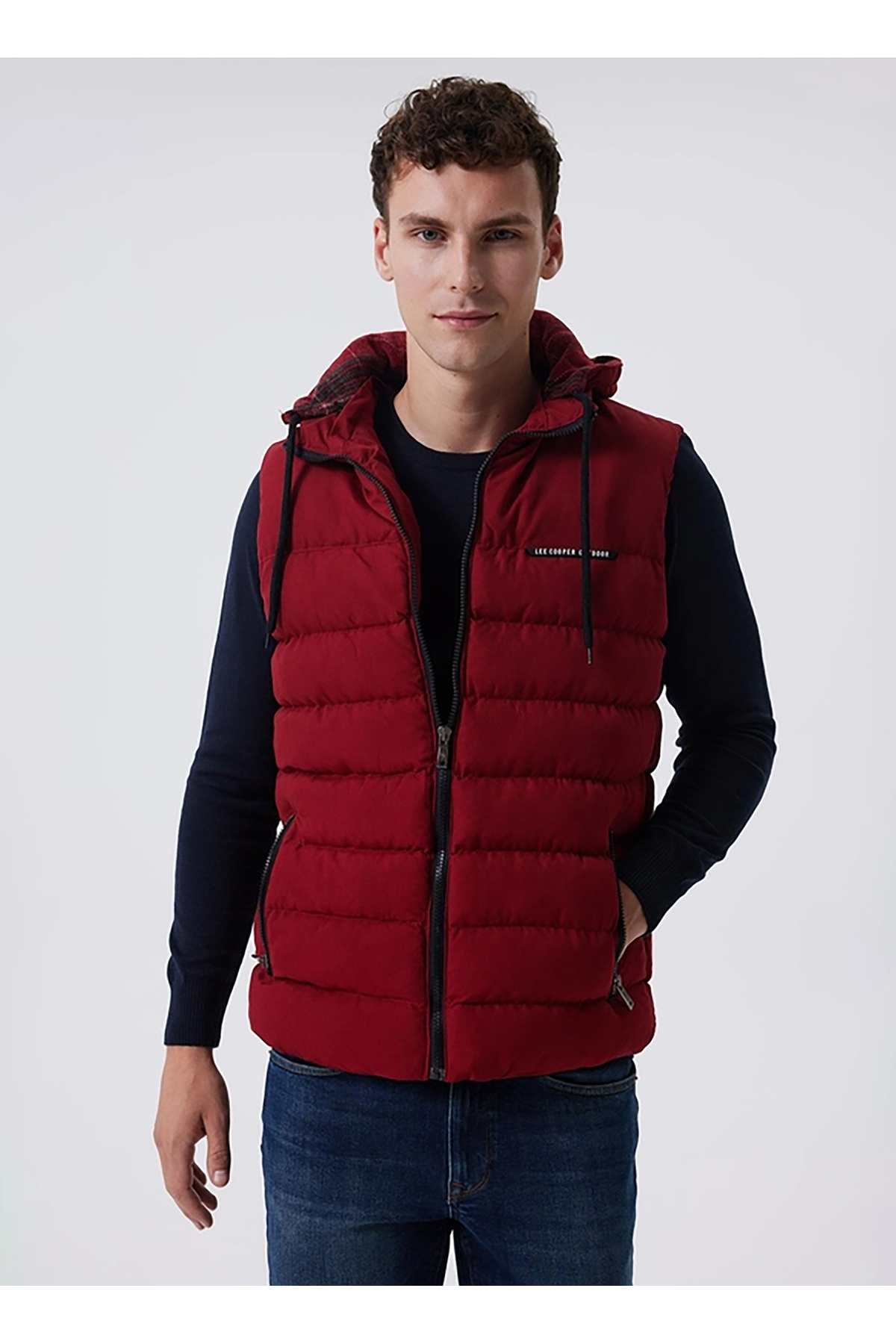 جلیقه مردانه راسته بدون آستین | لی کوپر Lee Cooper 251 LCM 235002 - تصویر 2