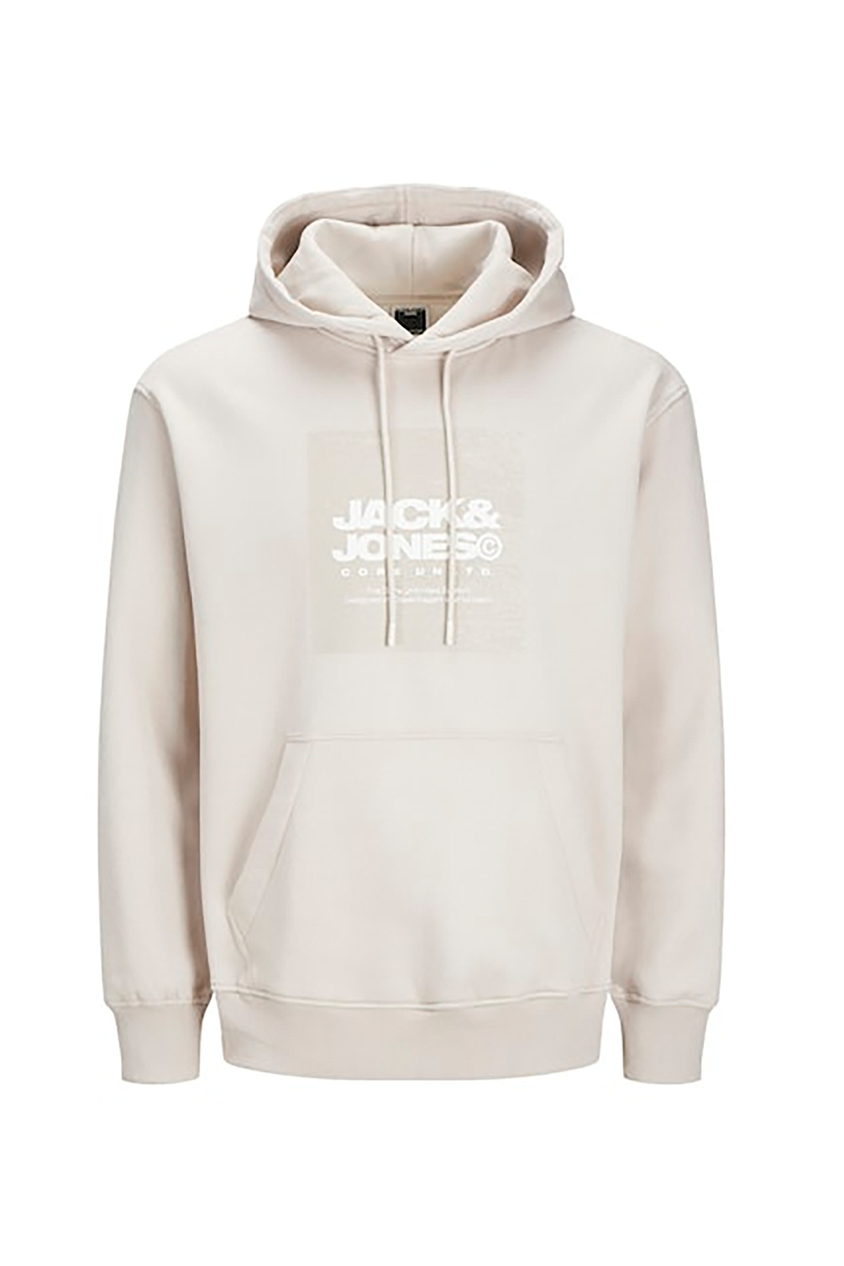 جک اند جونز سویشرت مردانه اکرو کلاهدار 12269940_JCOAERO FRONT PRINT SWEAT
