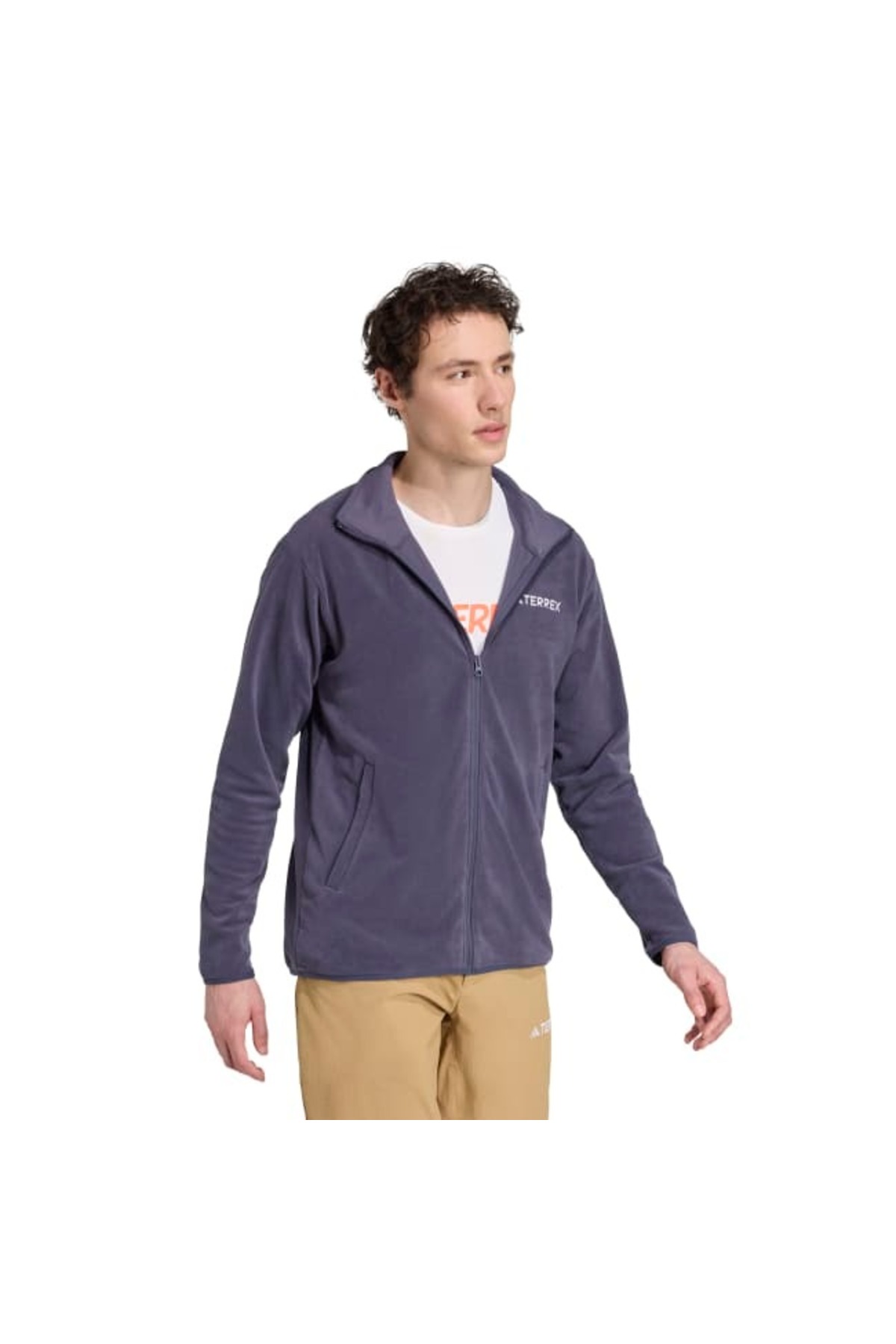 ژاکت اسپورت مردانه طرح دار آستین استاندارد | آدیداس adidas JM3116 - تصویر 4