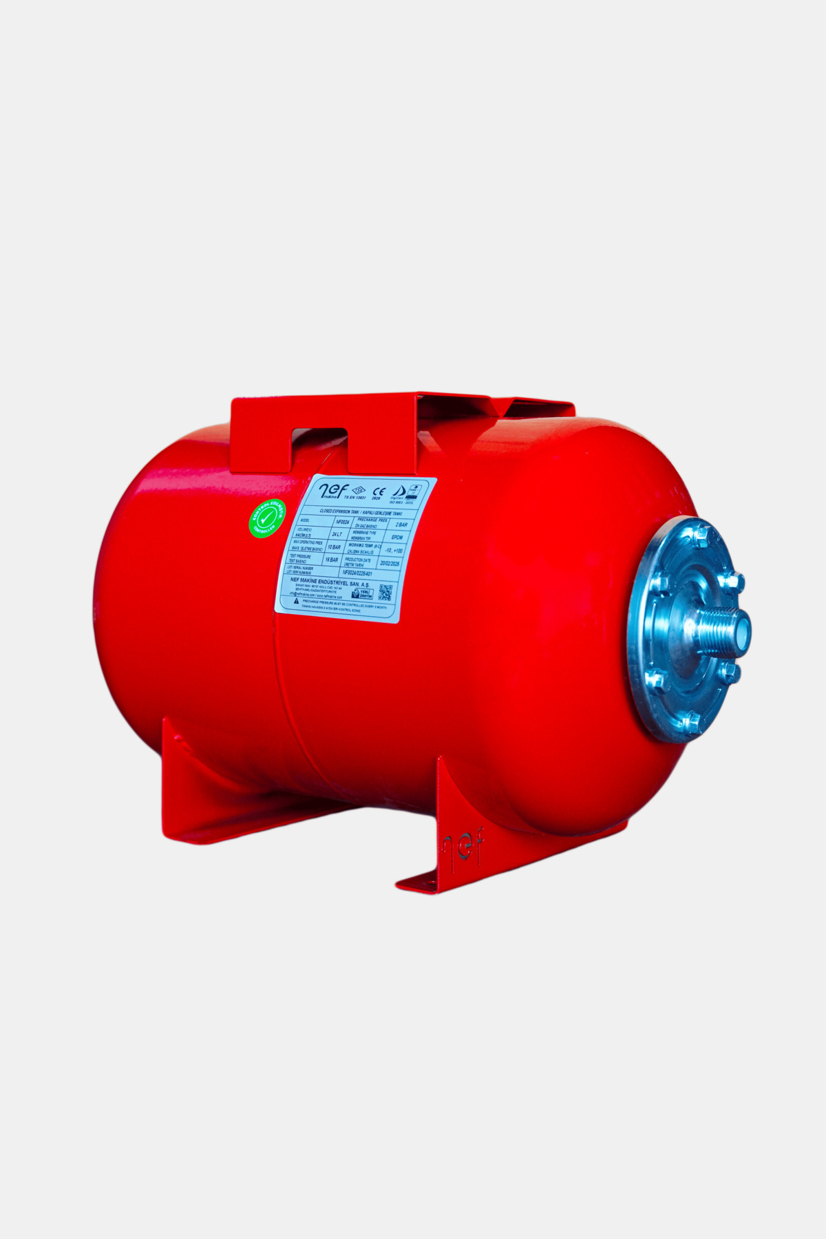 NEF 24 Lt 10 Bar Yatay Kapalı Genleşme Tankı