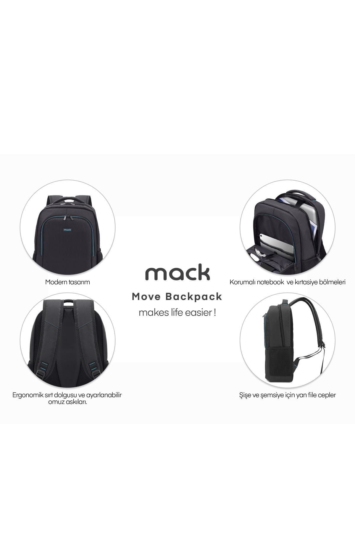 Genel Markalar  MCC-505 15.6" Move Notebook Sırt Çantası Siyah - Görsel 4