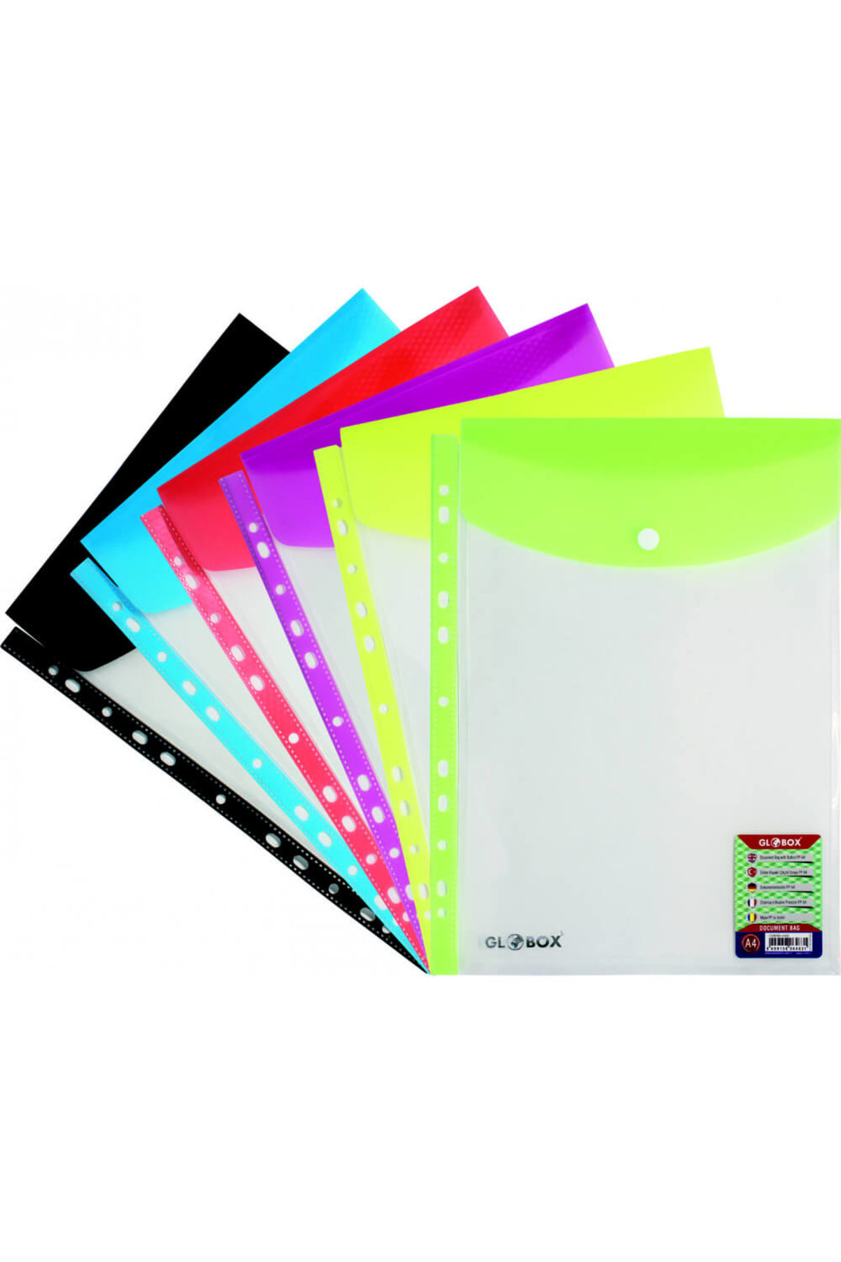 Globox Üstten Çıtçıtlı Dosya 6463