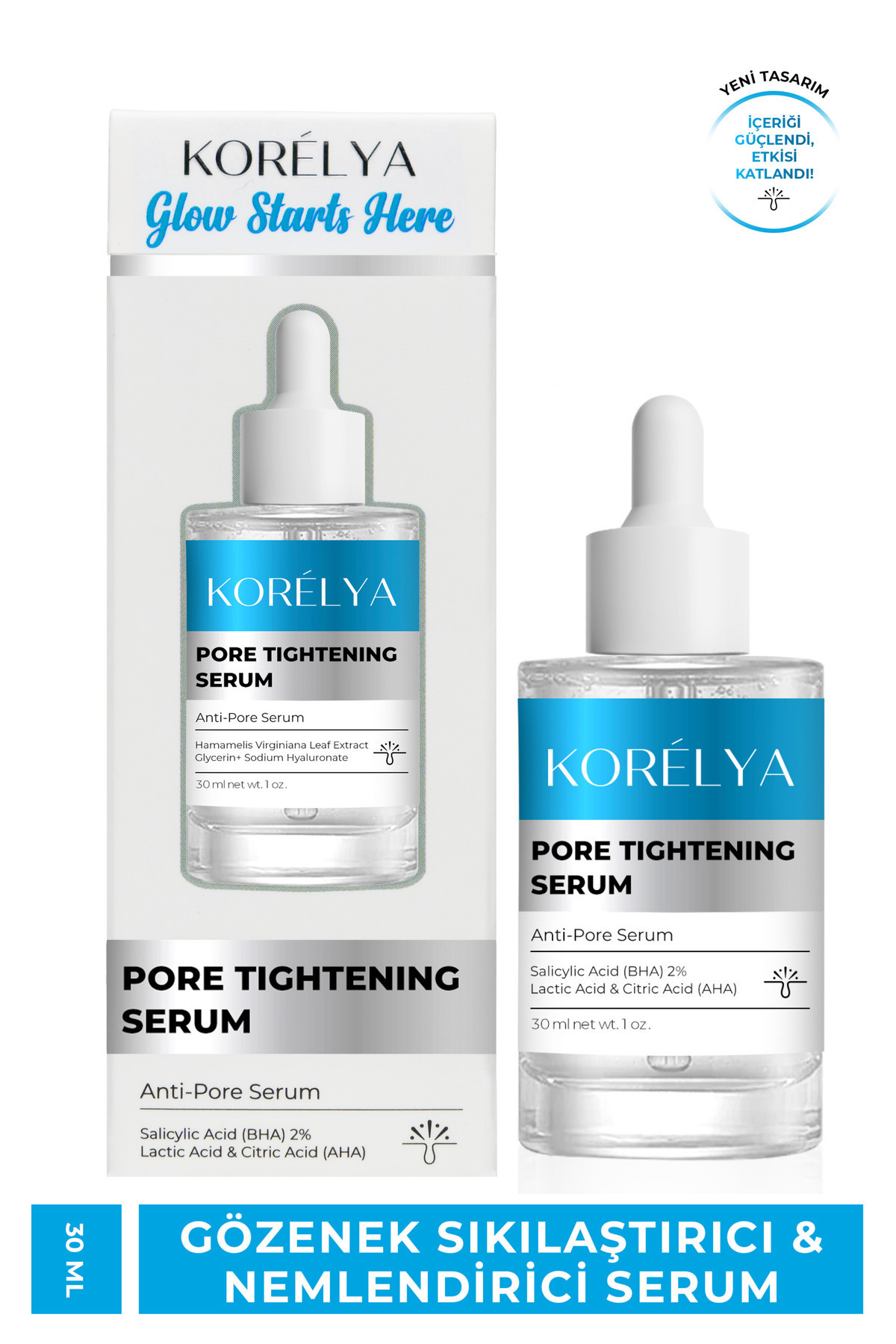 Gözenek Sıkılaştırıcı & Nemlendirici Serum 30 Ml — G-KRL — تصویر 4 از 5