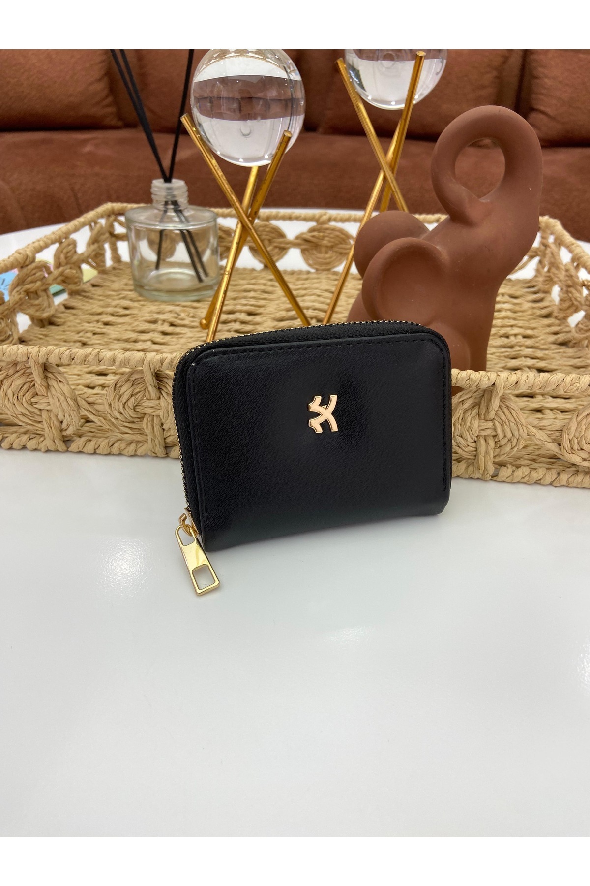 SHIKIRTI BAG STORE Fermuar Kapamalı Akordiyon Kartlık