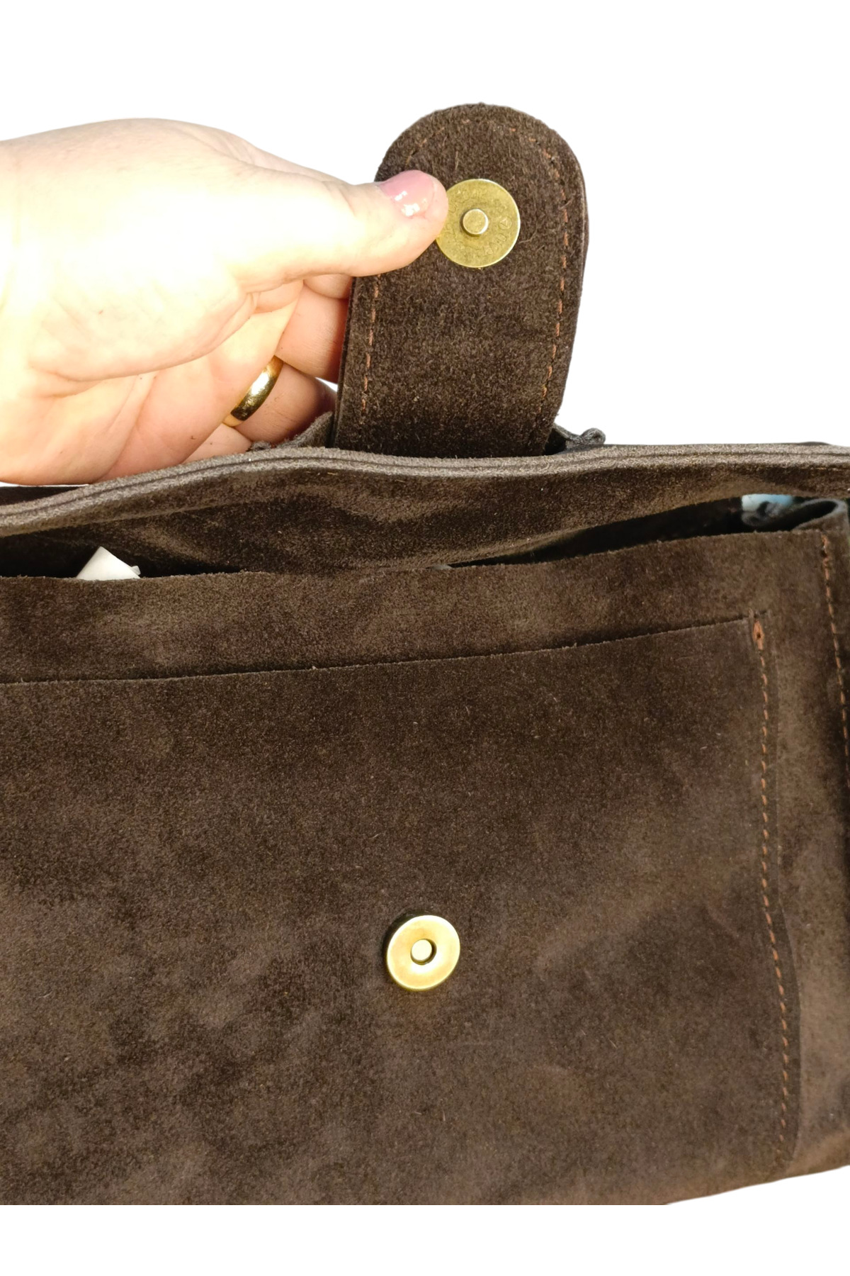 Mu leather design KEPHREN omuz çantası görsel 4