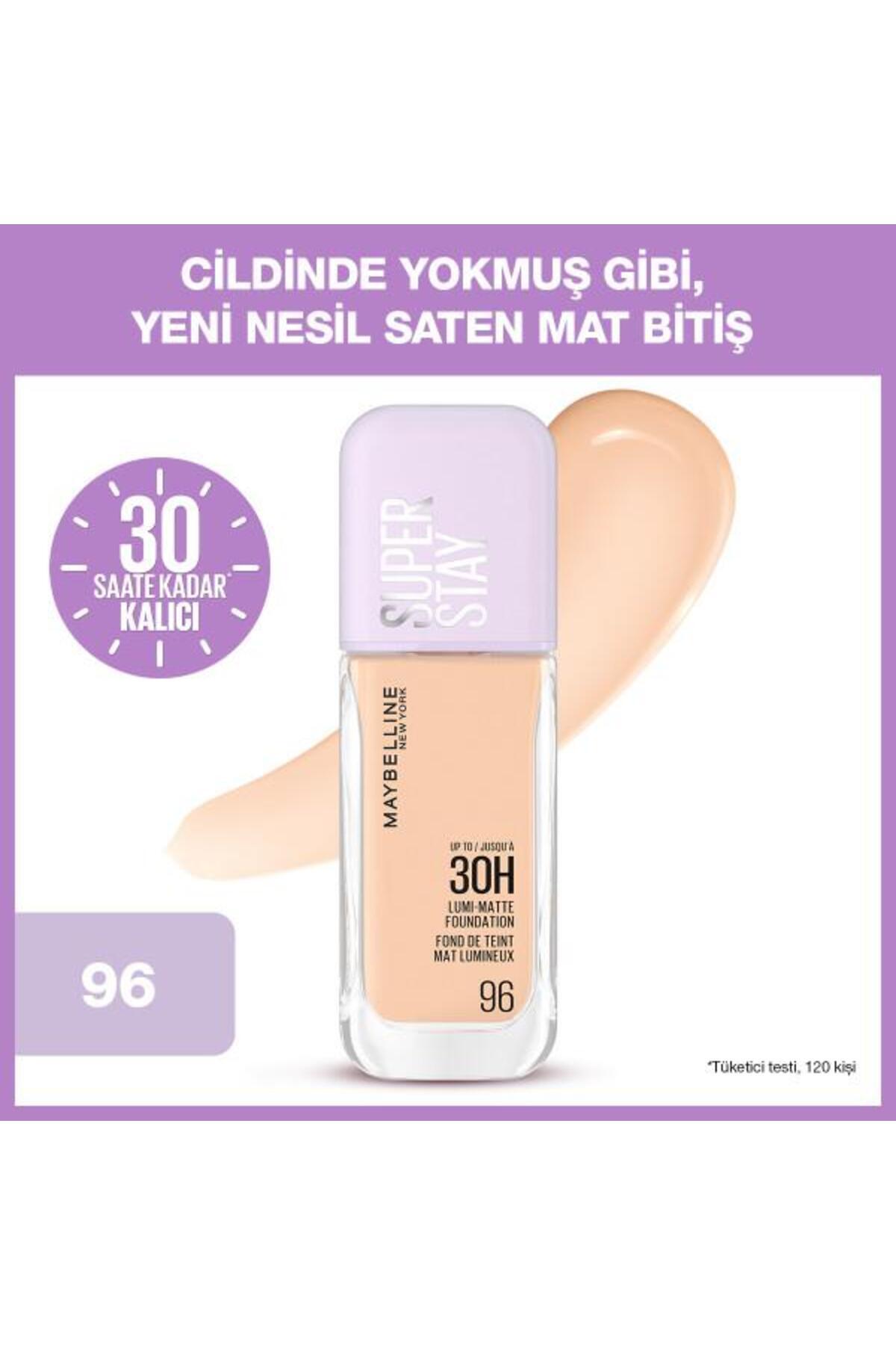 Maybelline New York Super Stay Lumi Matte Fondöten - 96