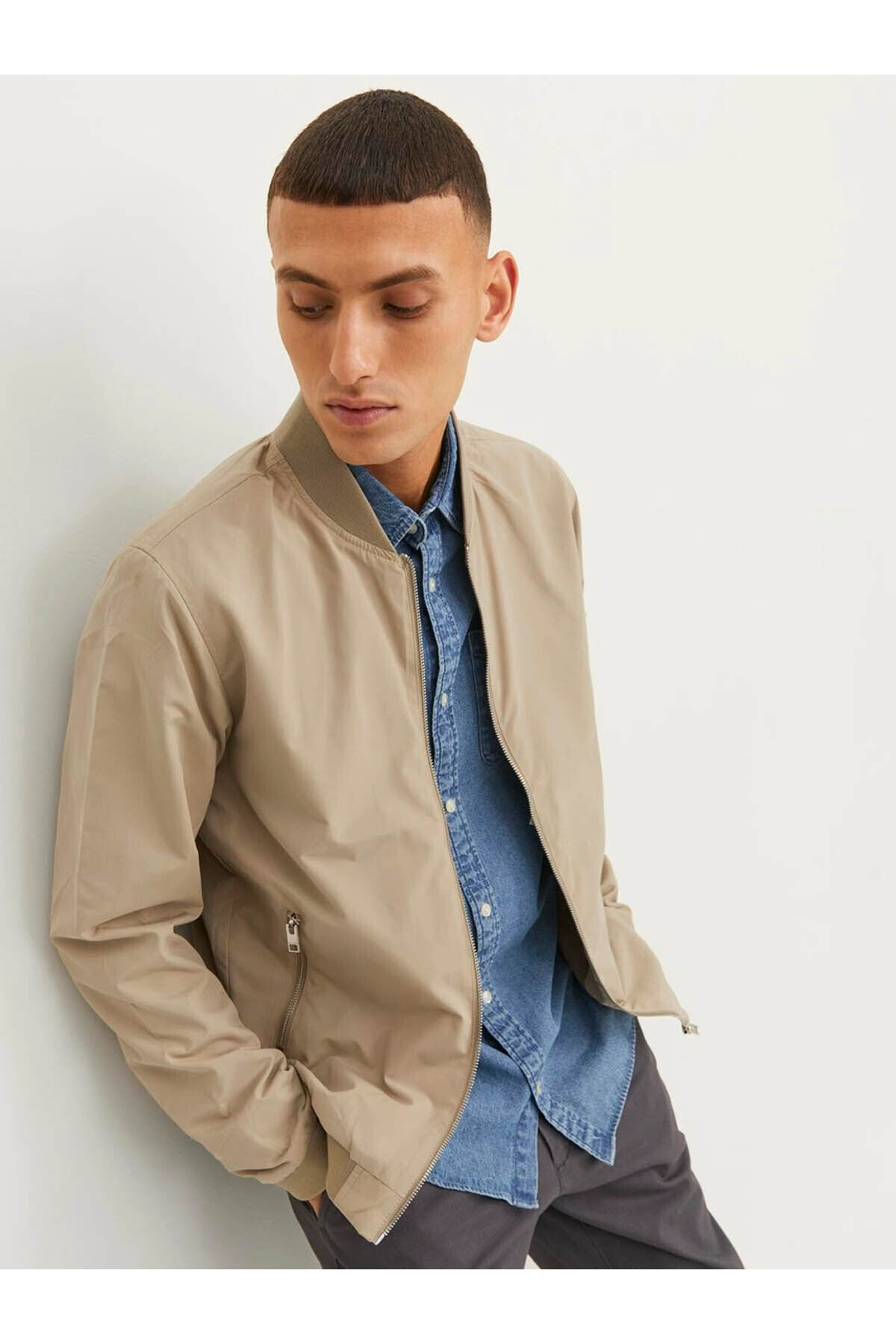 کت مردانه راسته آستین بلند | جک اند جونز Jack & Jones 12165203 - تصویر 3