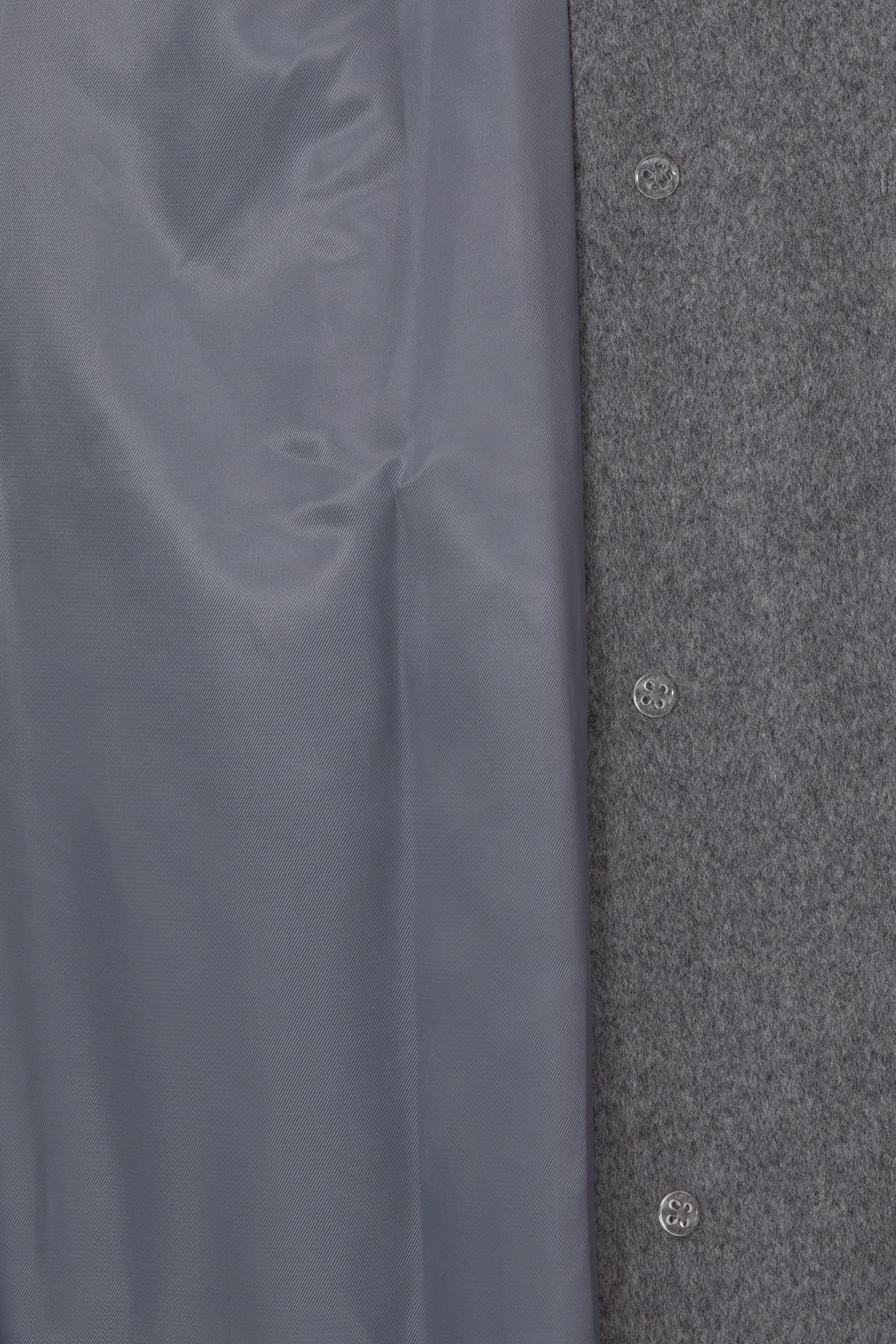 Pierre Cardin  Antrasit Melanj Yün Karışımlı Kaşe Kaban 50308956-VR081 - Görsel 5