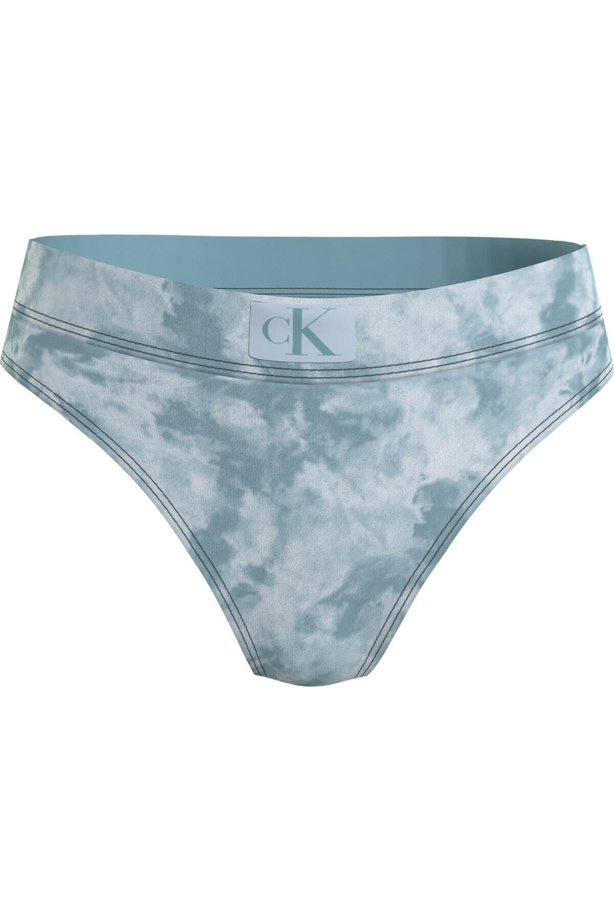 Calvin Klein BIKINI-PRINT Kadın Mavi Bikini Altı