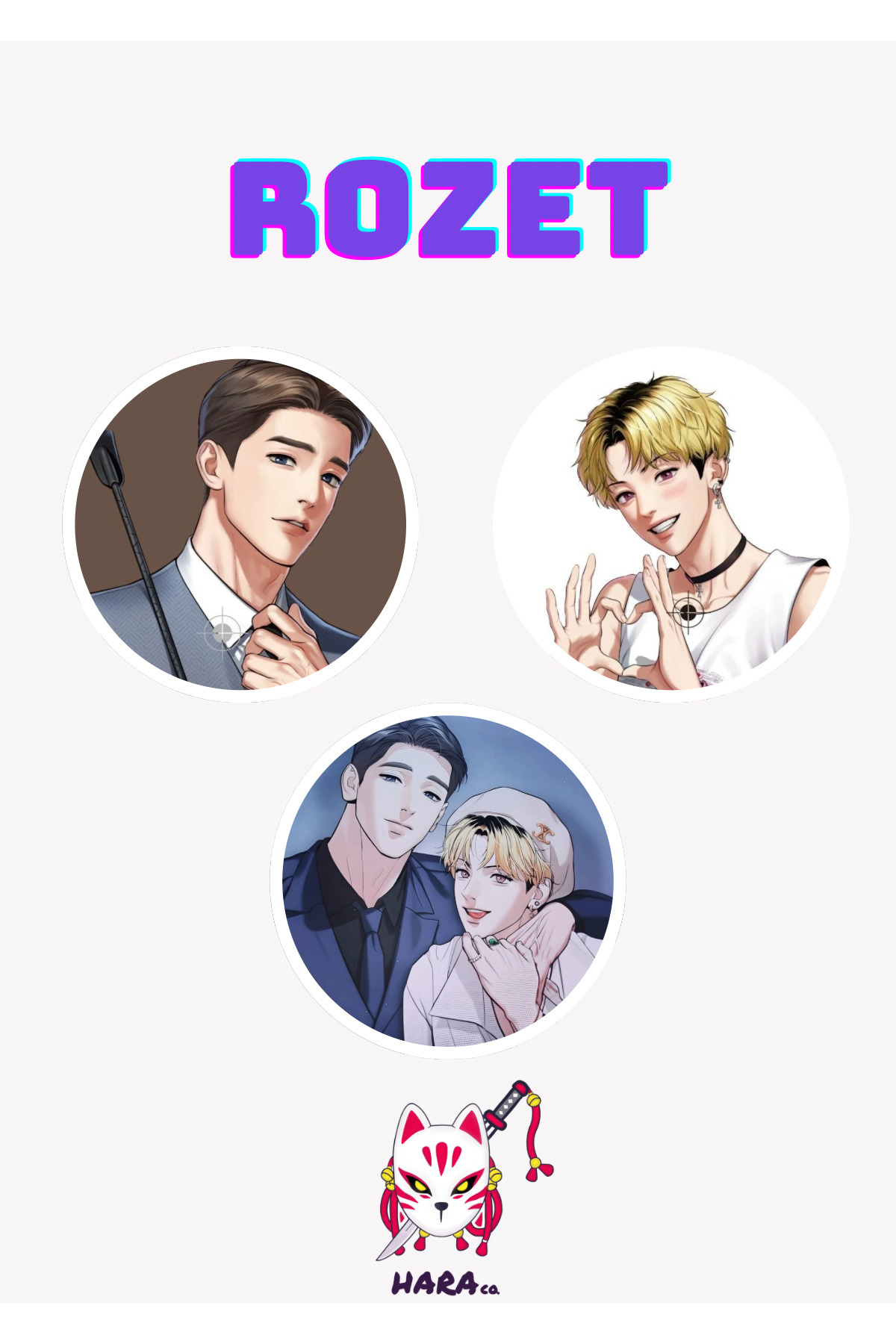 BJ Alex Badge Set (3pcs) ( Chanwoo OH and Myung-Dae Kim )