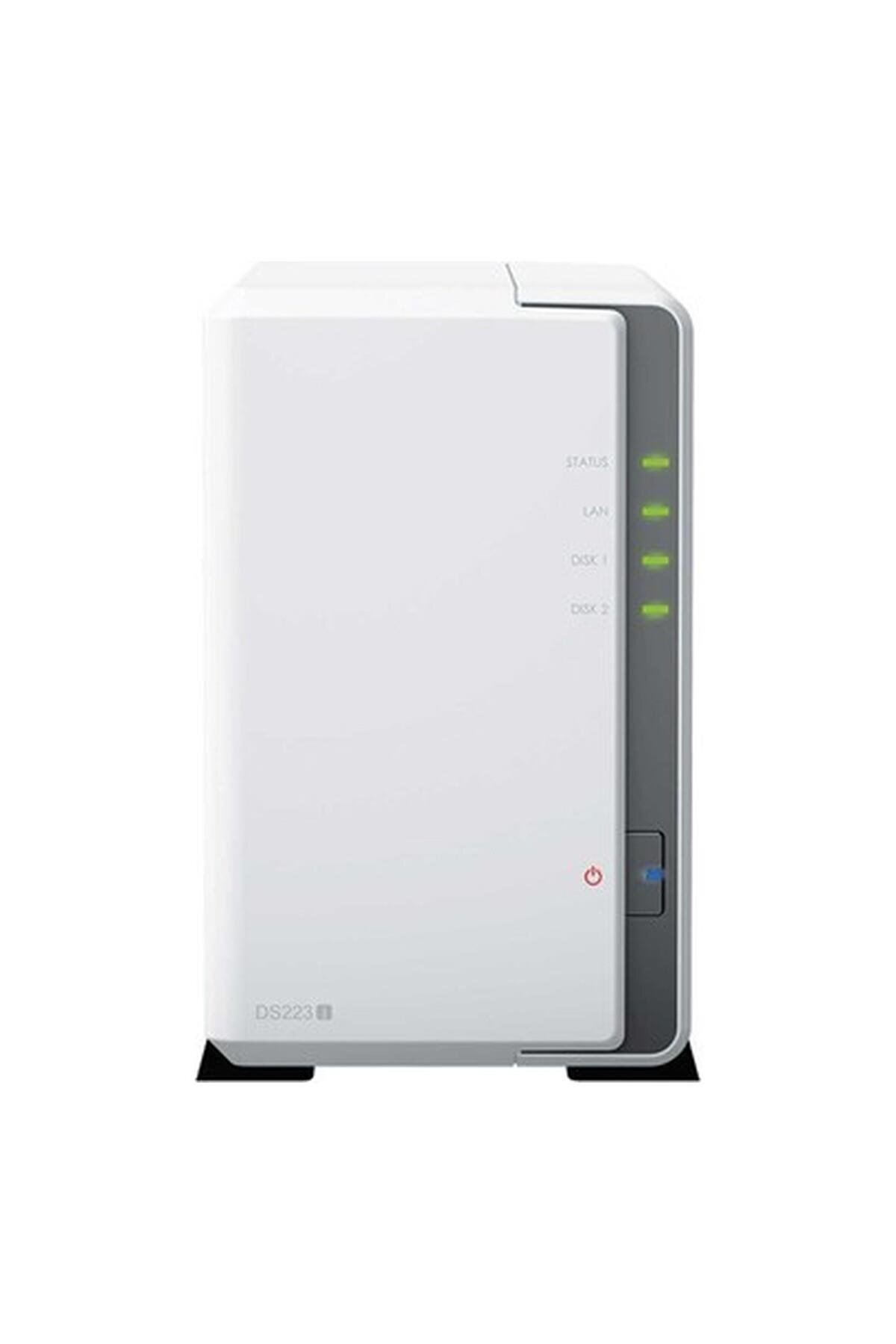 SYNOLOGY DS223J01 1GB 1TBHDD 2x3.5" SATA Desteği RAID(0-1) NAS Depolama Ünitesi