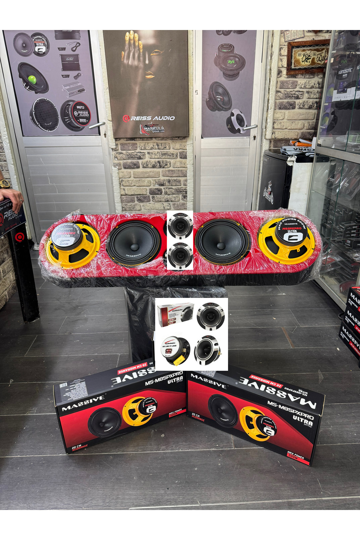 Massive Üniversal Pandizot Hazır Set 500 W 200 Rms Midrange 1 Takım Tiz