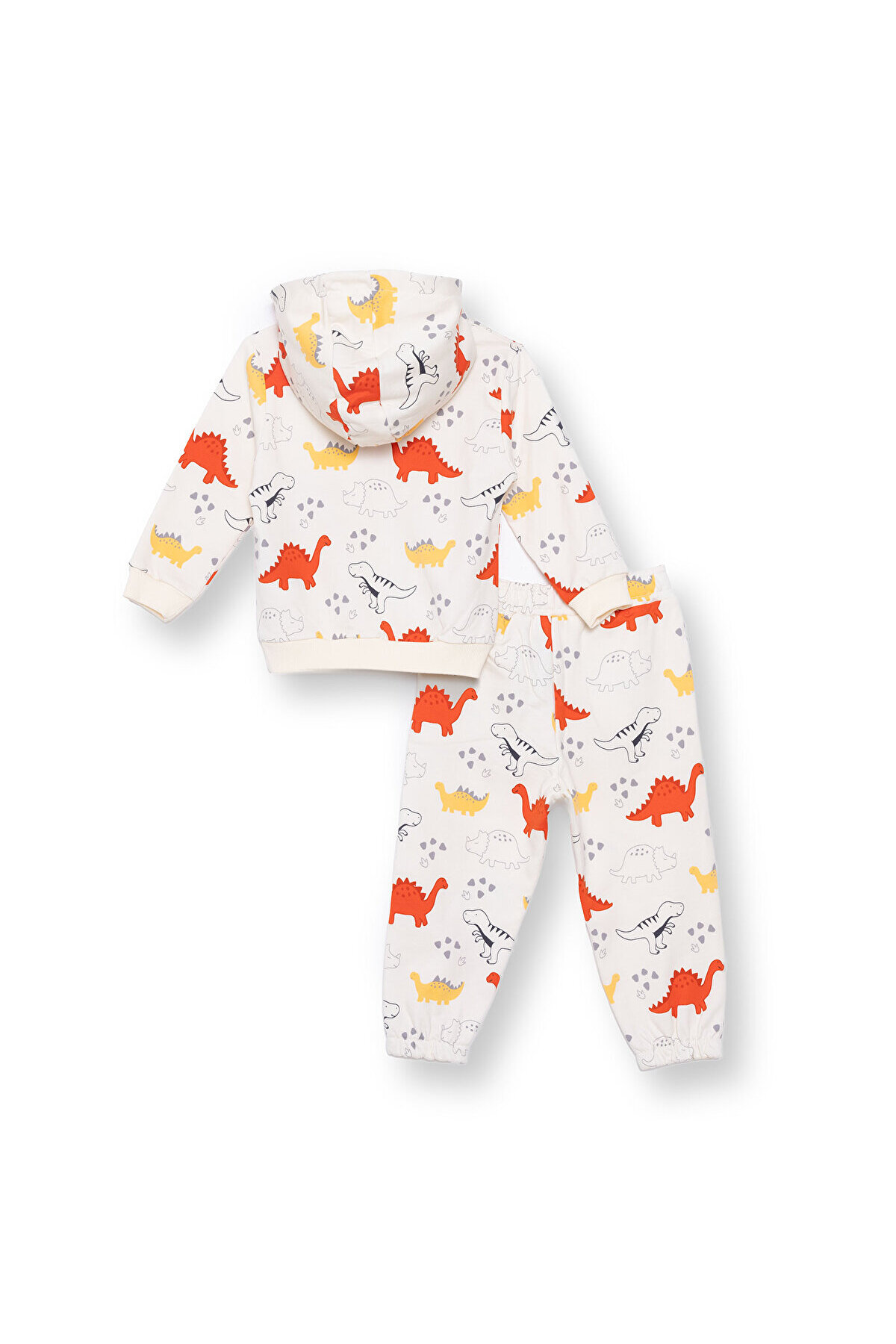 ebebek Hello Baby HelloBaby Erkek Bebek Cool Dino Eşofman Takımı Uzun Kol Lastikli Paça fotoğrafı 2 (önizleme)