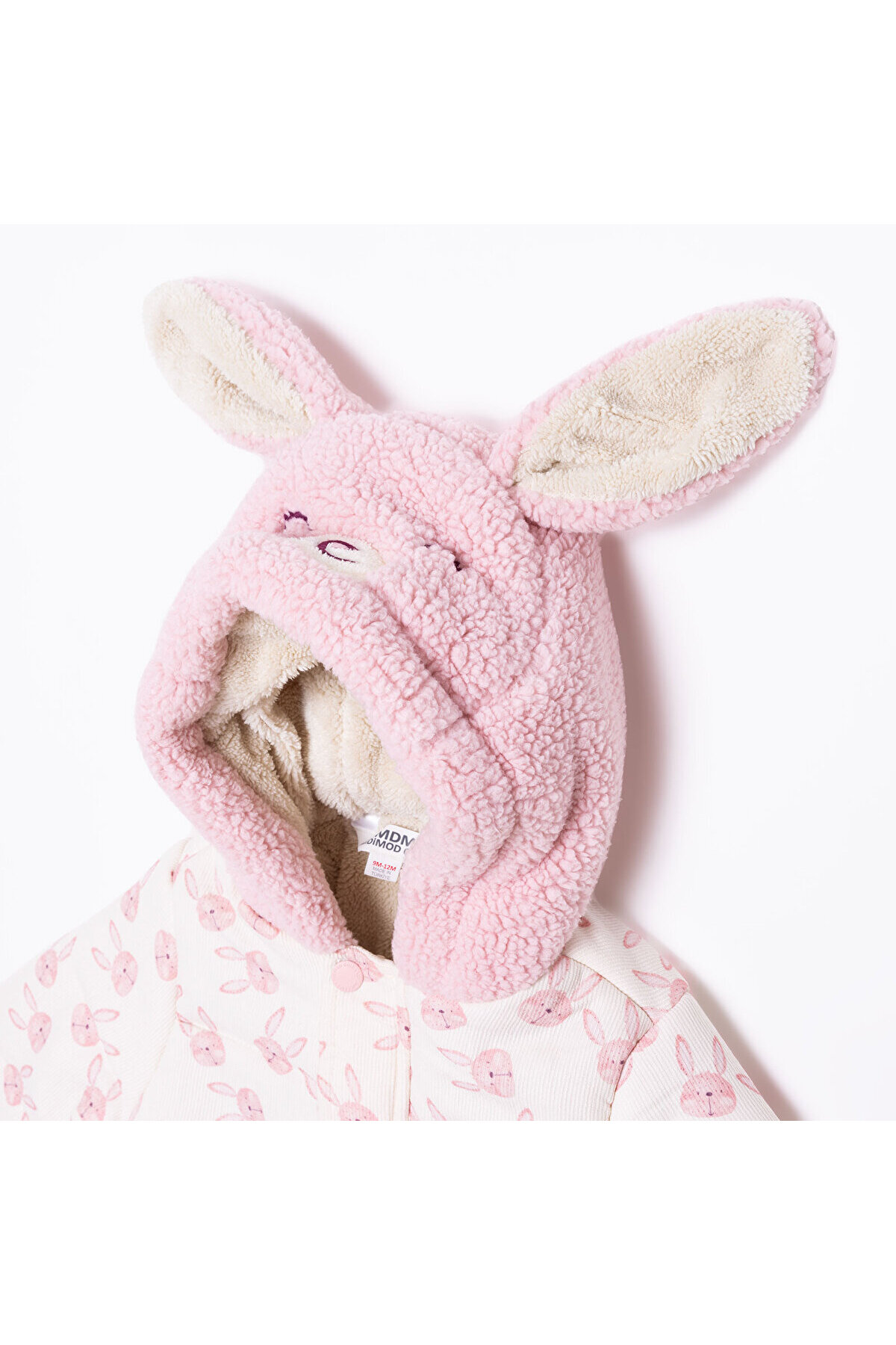 Midimod Kız Bebek Mont Fermuarlı Çıtçılı Uzun Kol fotoğrafı 3 (önizleme)