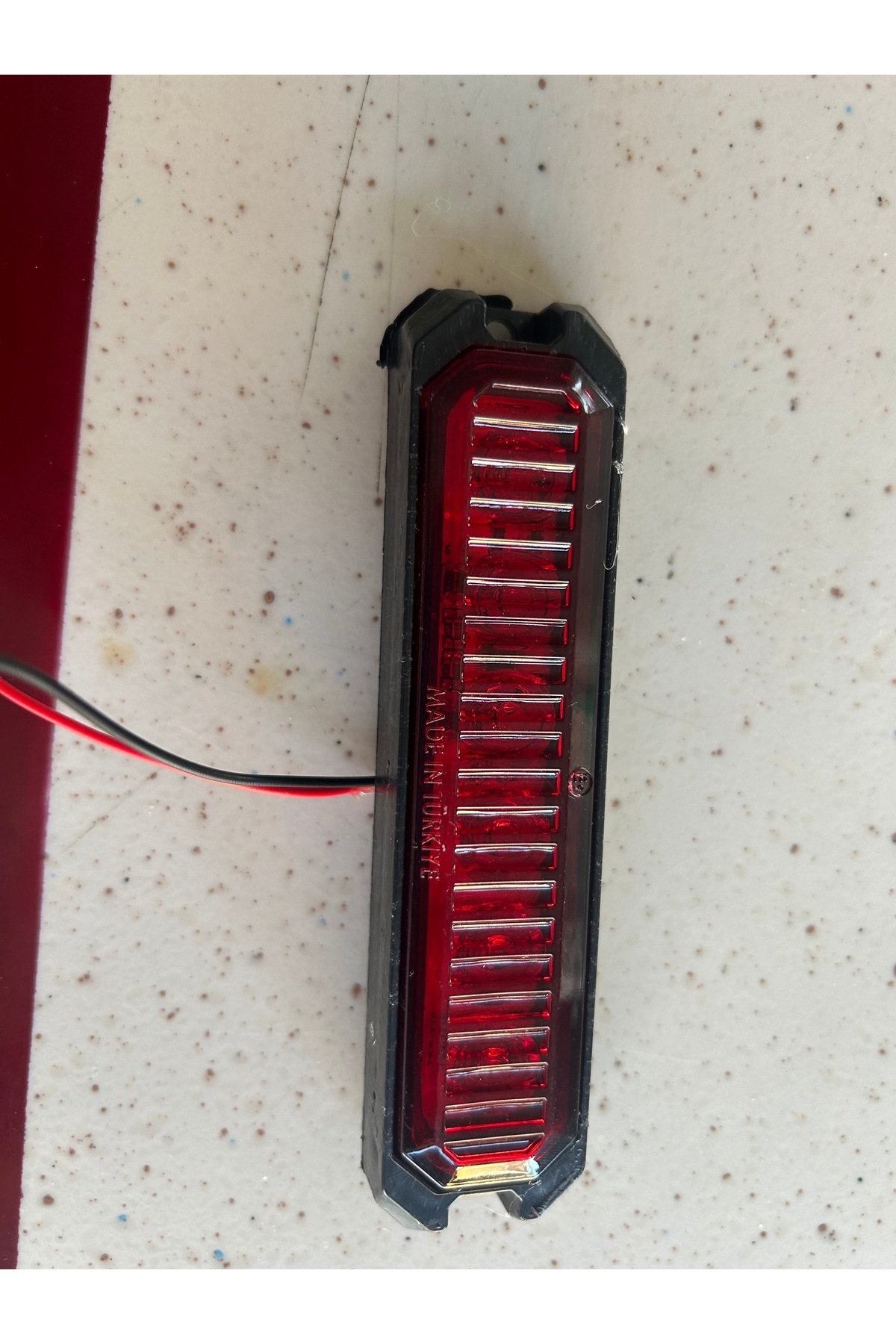 KIR OTOMOTİV Çakar lamba sağ sol kırmızı 1 adet 12.24 volt