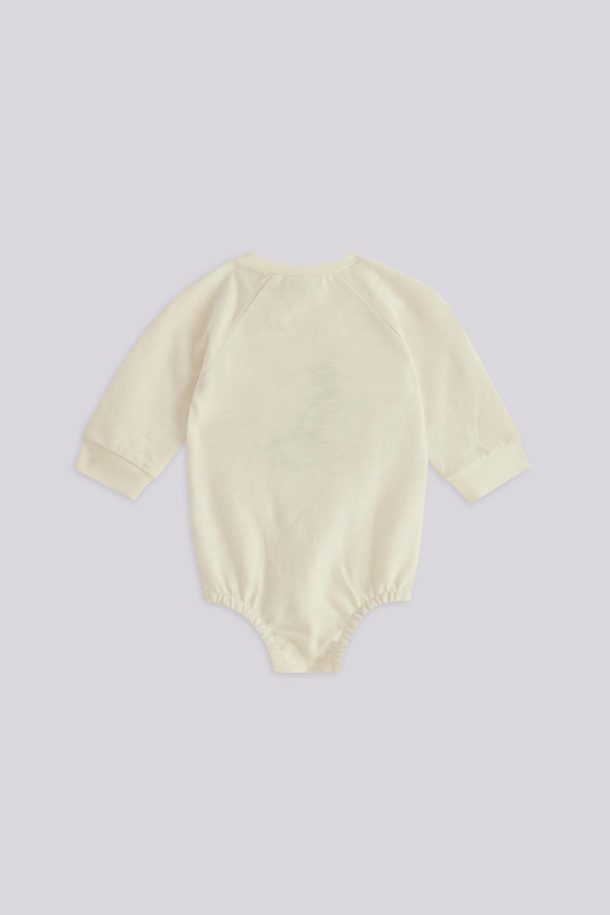 Layette BG Store Erkek Bebek Beyaz Body fotoğrafı 3 (önizleme)