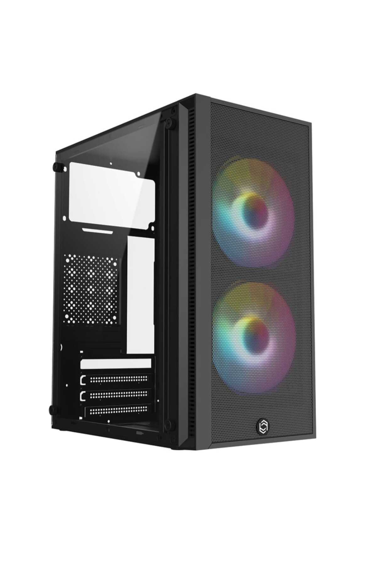 FRISBY FC-8970G 350W 2X RAINBOW FAN MİNİ TOWER GAMING KASA