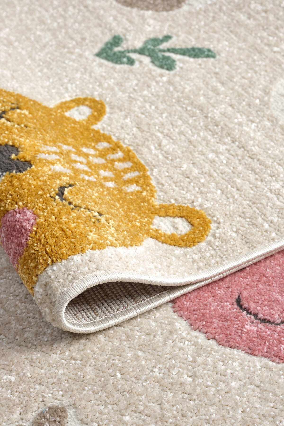 Eliz Home Yumuşak Dokuma Halı Sevimli Dostlar Leke Tutmaz Bebek Odası Çocuk Odası Genç Odası Halısı HAYVANLAR fotoğrafı 4 (önizleme)