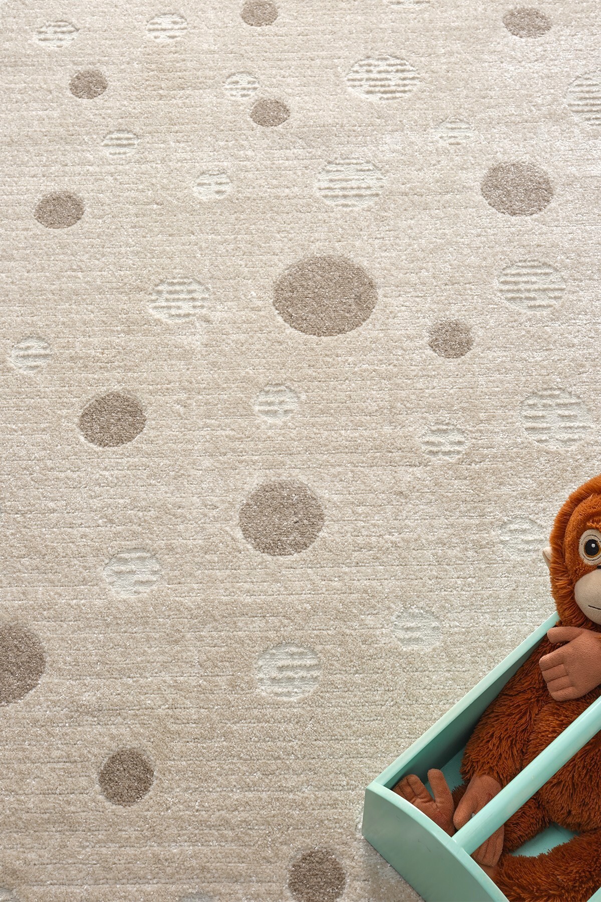 Eliz Home Yumuşak Puantiyeli Dokuma Halı Leke Tutmaz Bebek Odası Çocuk Odası Genç Odası Halısı PUANTİYE fotoğrafı 4 (önizleme)