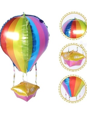 Düş perisi Kapadokya uçan balon GÖKKUŞAĞI renk 30X90 cm