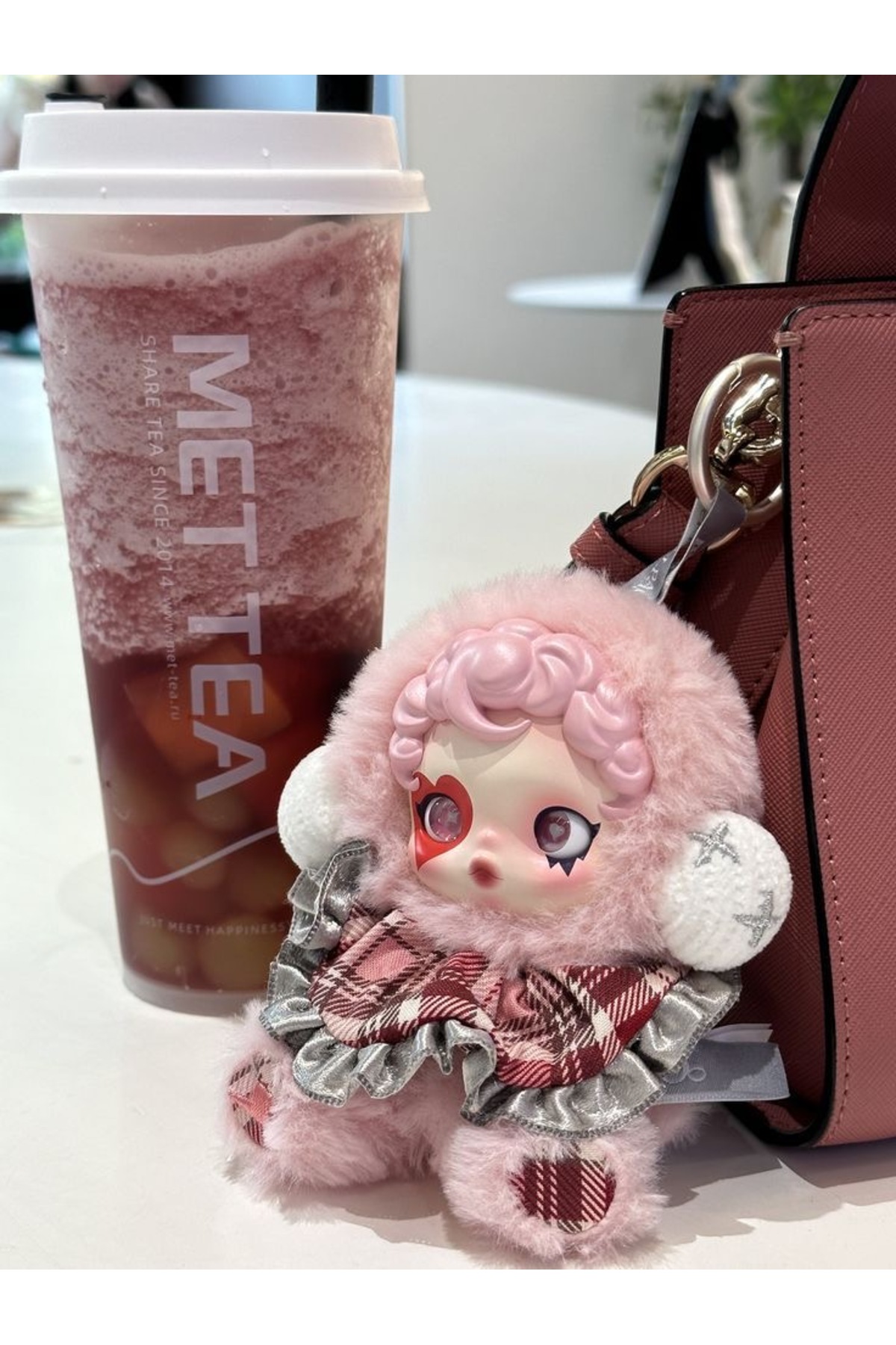 DMR Accessoire Skullpanda labubu 1 adet pembe renk - Fiyatı, Yorumları