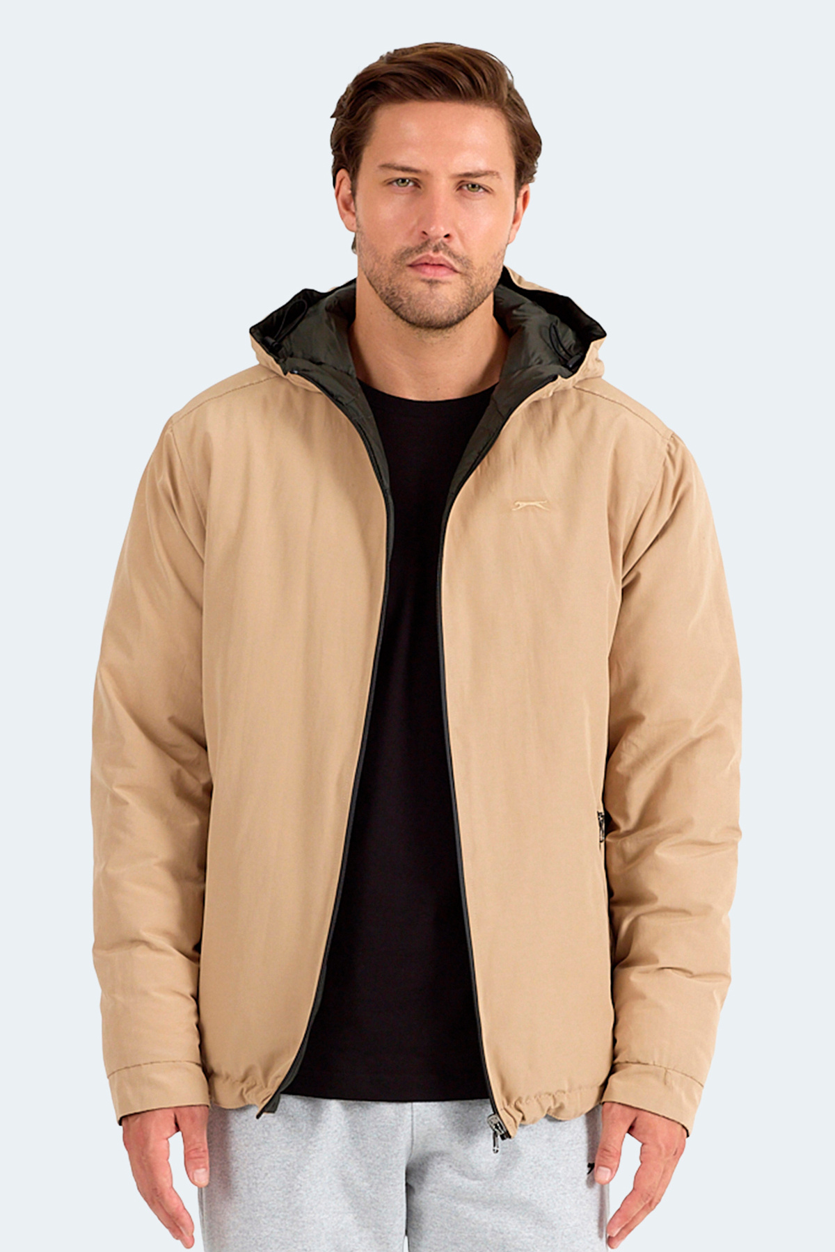 Slazenger BRELIS Erkek Mont & Kaban Bej
