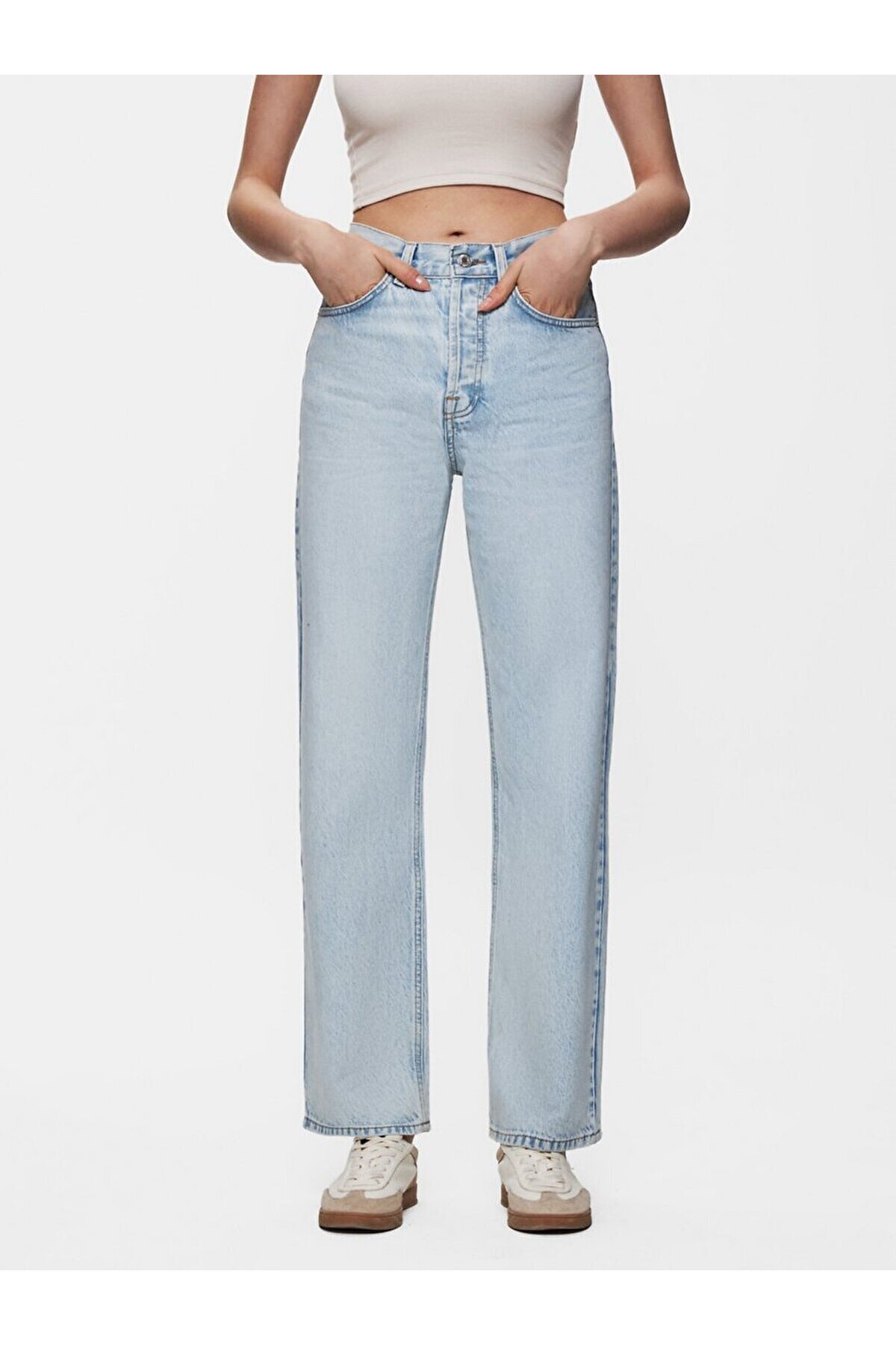 Ltb  Vanetta Düz Paça Yüksek Bel Jean Pantolon - Görsel 2