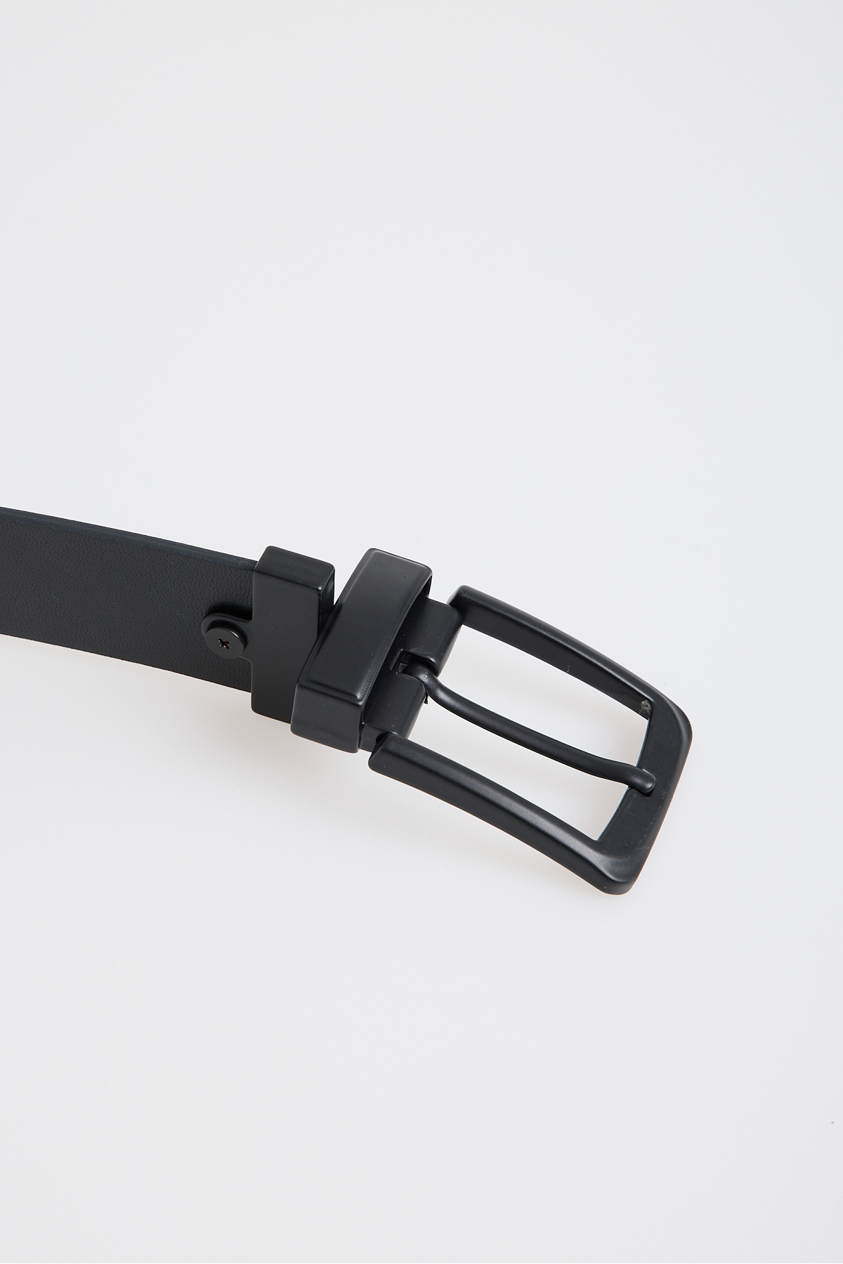 Garbalia  Neolit Çift Taraflı Kullanılabilen Siyah Kahverengi 2 Renkli Döner Tokalı Erkek Kemeri - Görsel 7